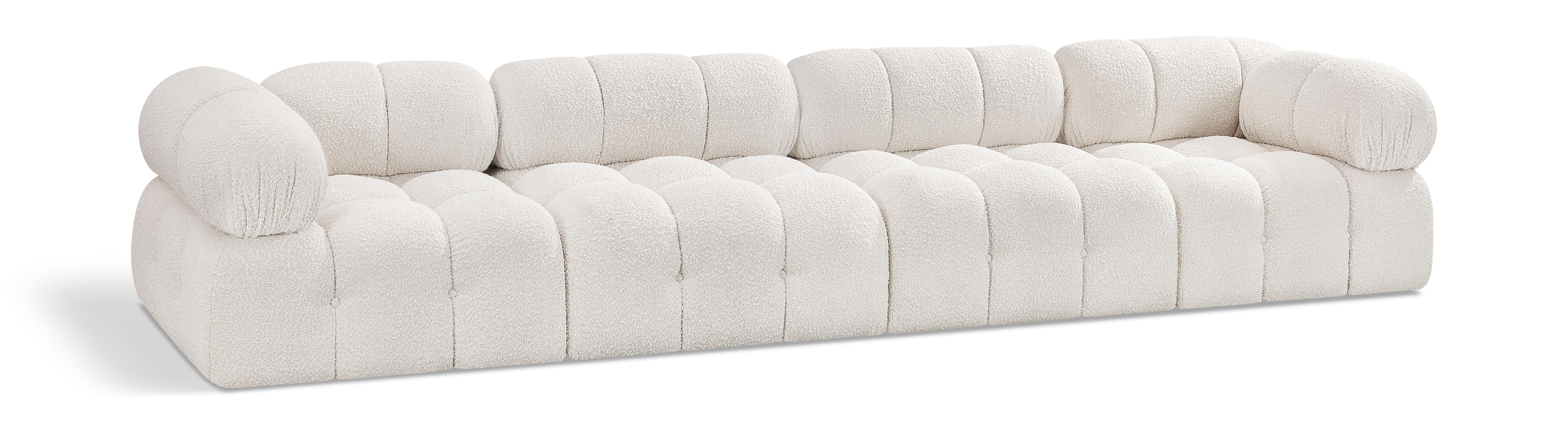 Ames - 4 Seat Modular Sofa - Cream