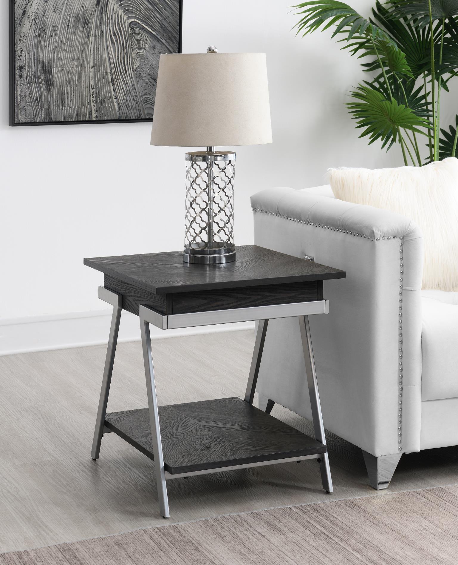 T101 - End Table - Gray