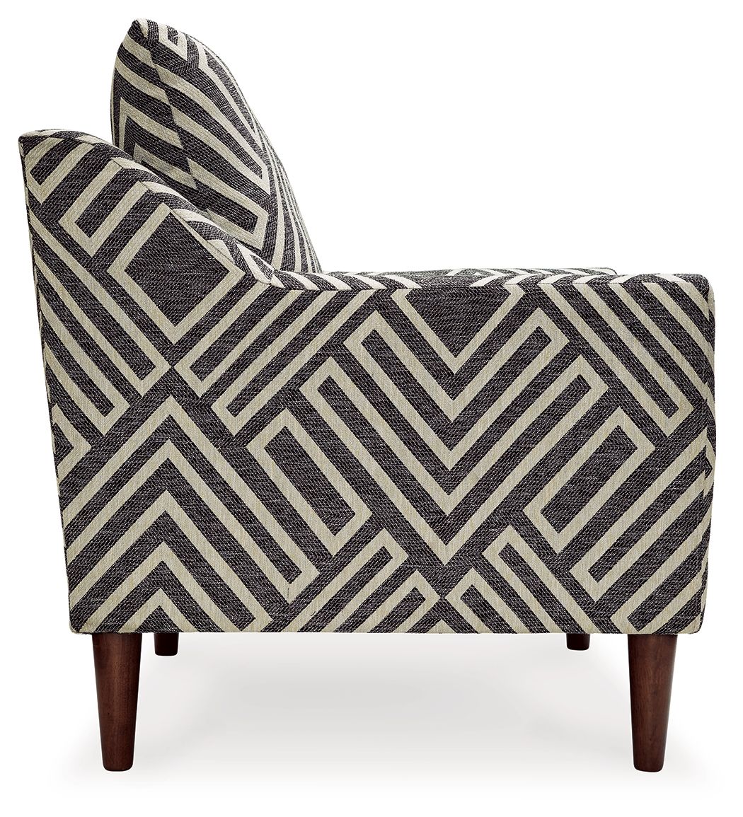 Ashley Furniture Morrilton Next-Gen Nuvella - Accent Chair - Natural / Charcoal - Image 4
