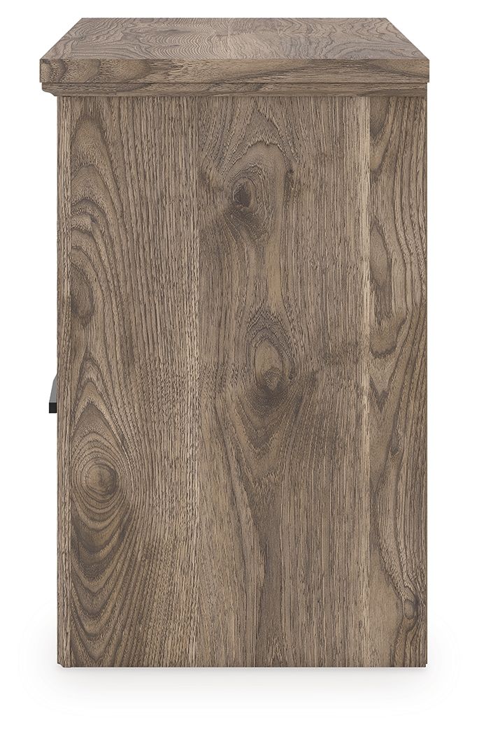 Ashley Furniture Rusticott - Two Drawer Night Stand - Brown - Image 8