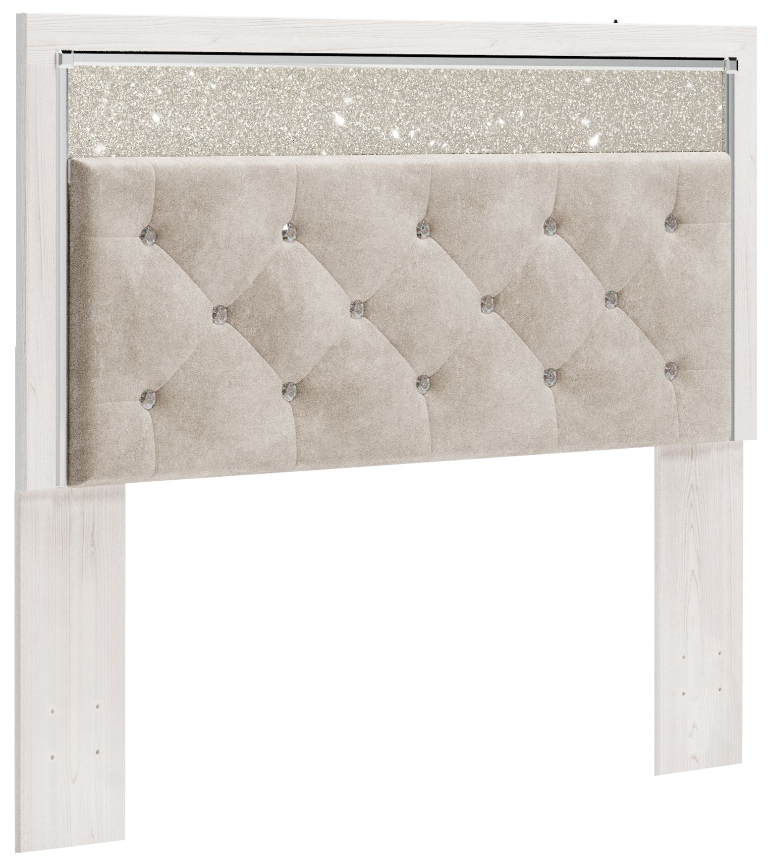 Altyra – Queen UPH Panel Headboard – White