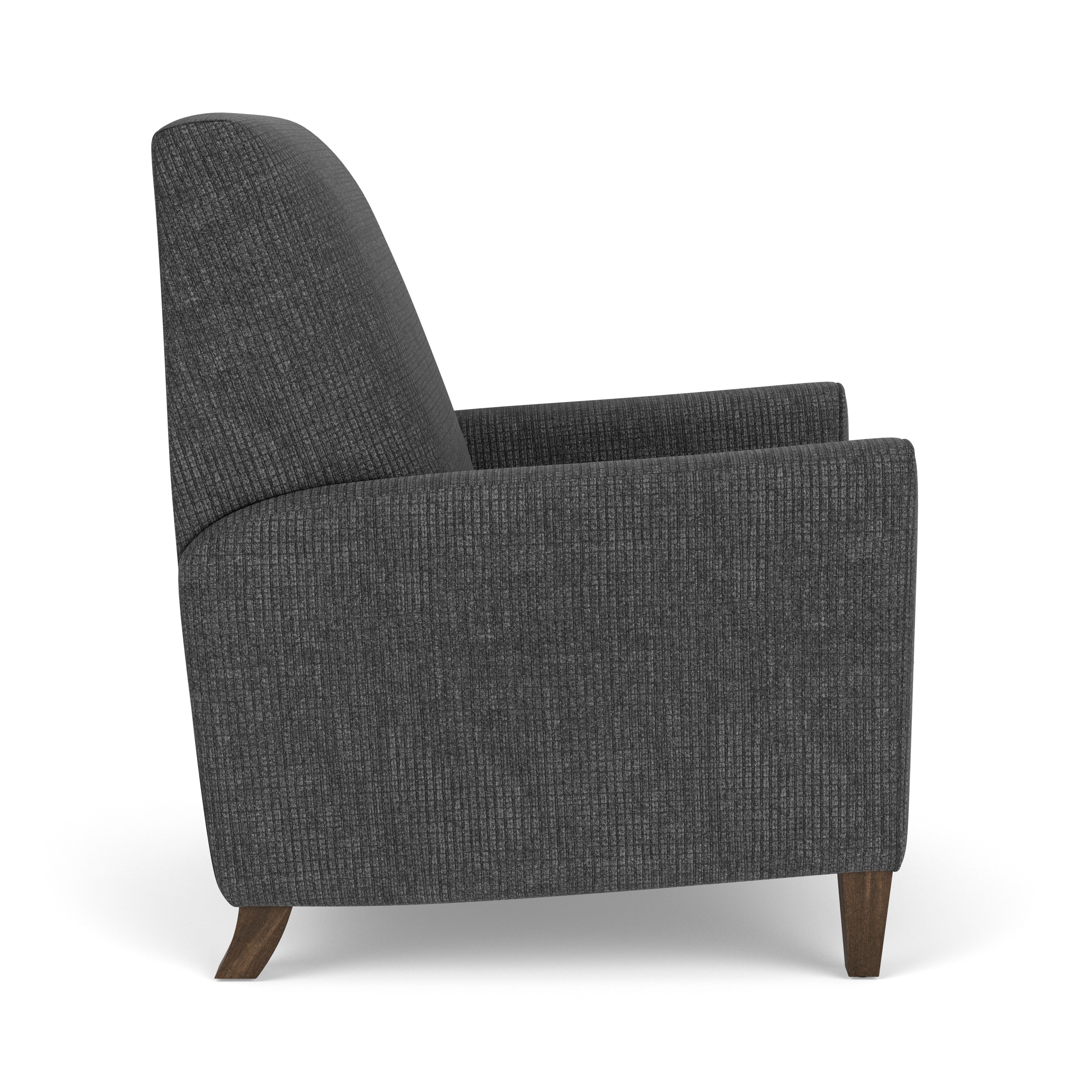 Digby - Fabric High-Leg Recliner, dark gray, view 7