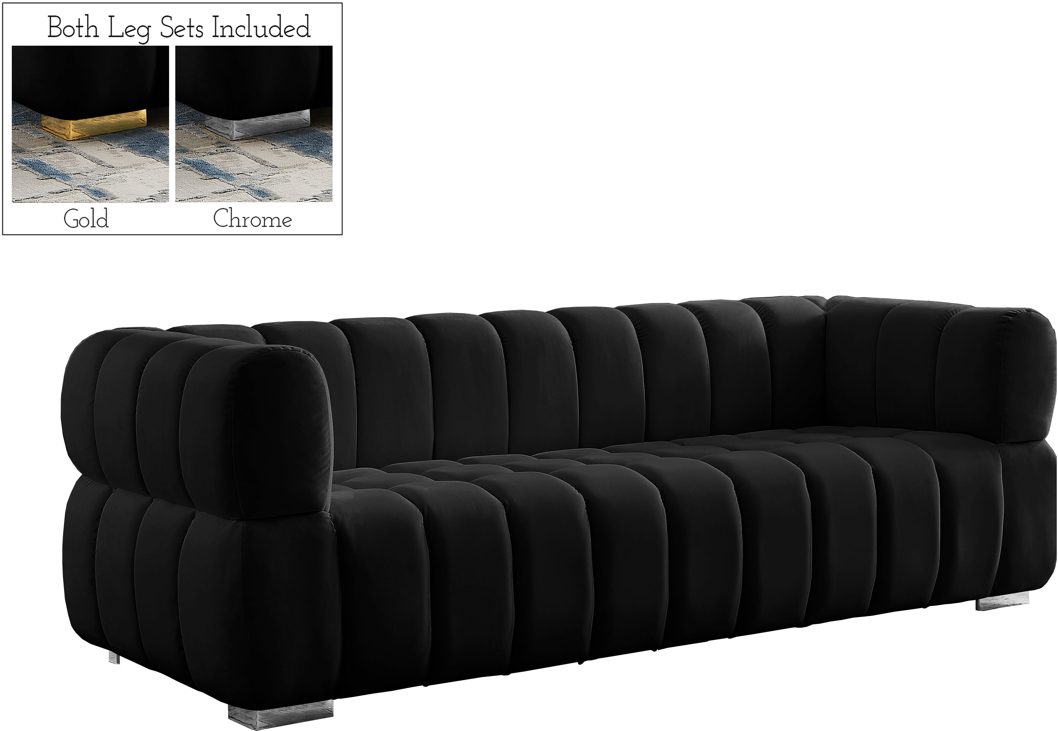 Gwen - Sofa - Black