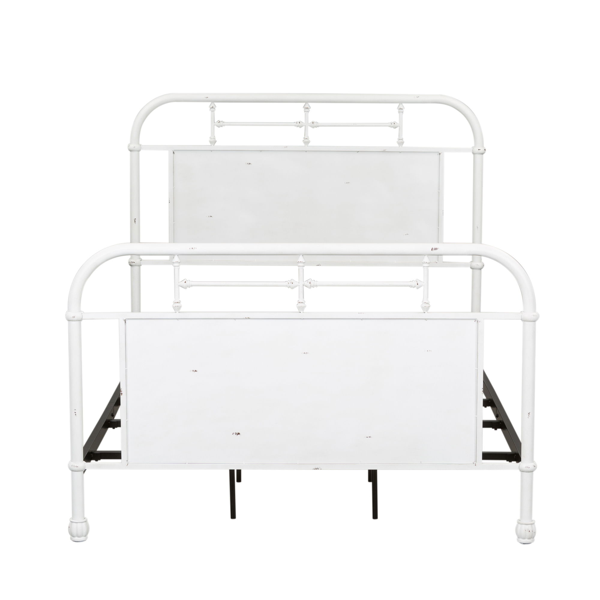Liberty Furniture Vintage Series - Full Metal Bed - Antique White