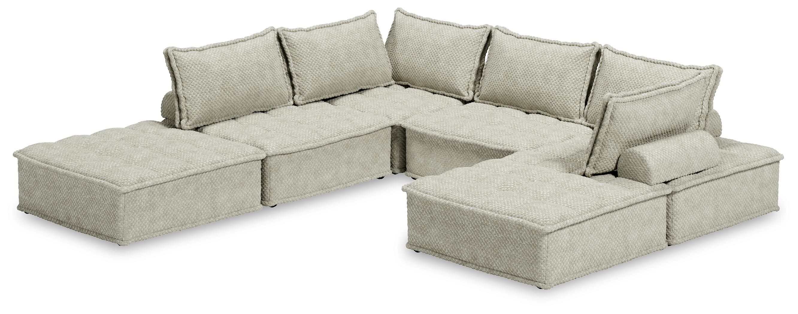 Ashley Furniture Bales - 6-Piece Modular Seating - Taupe - Image 10