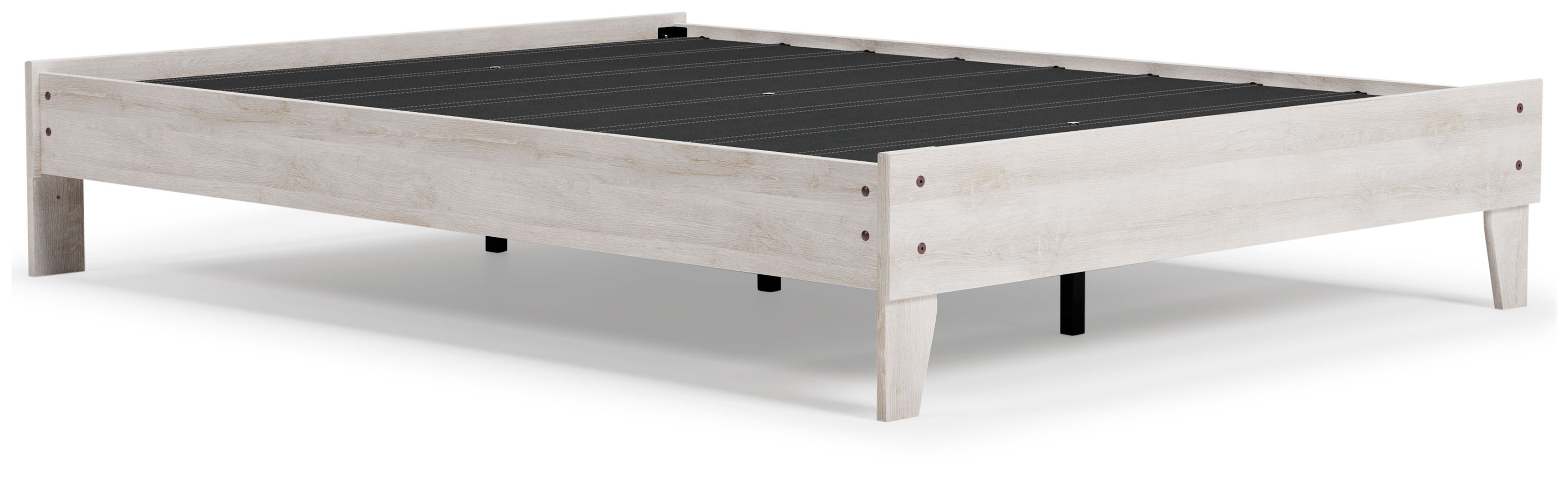 Shawburn - Queen Platform Bed - Whitewash