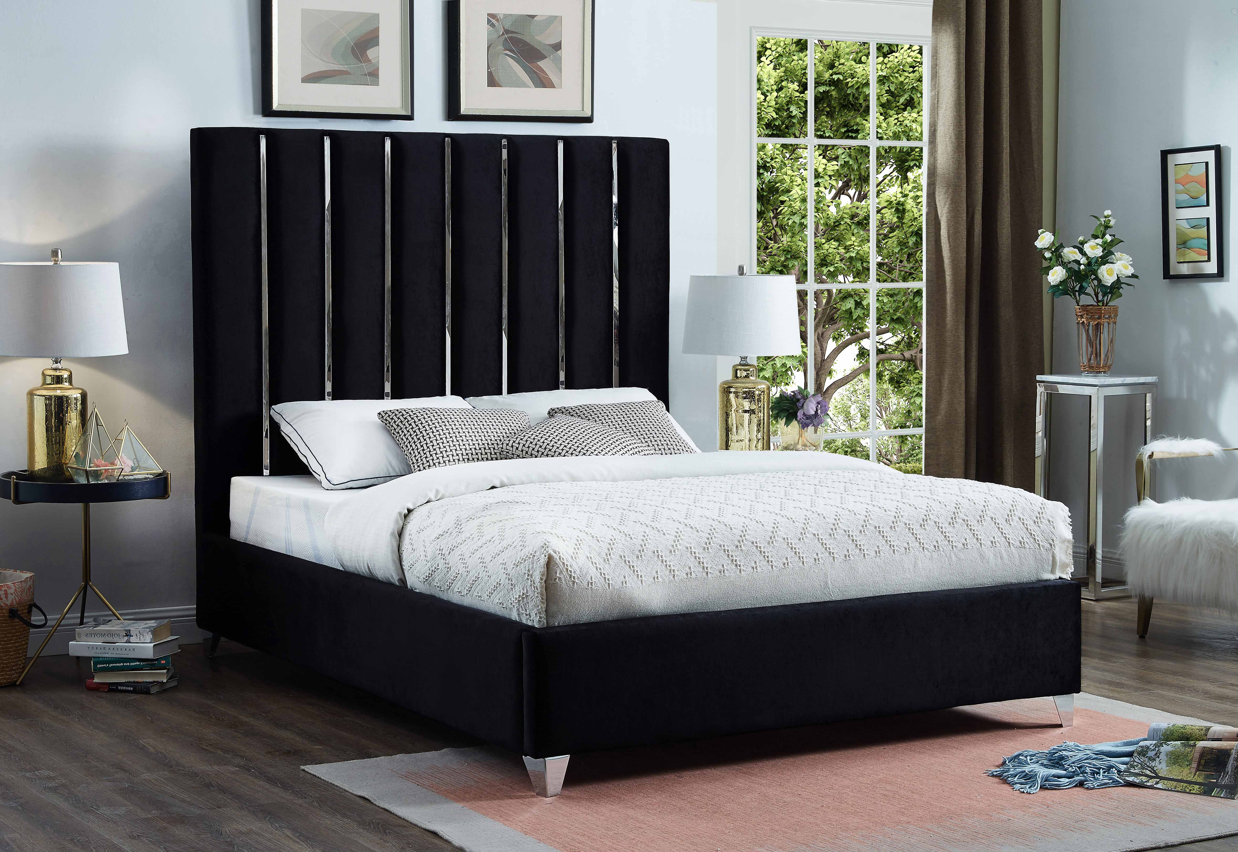 Enzo - King Bed - Black