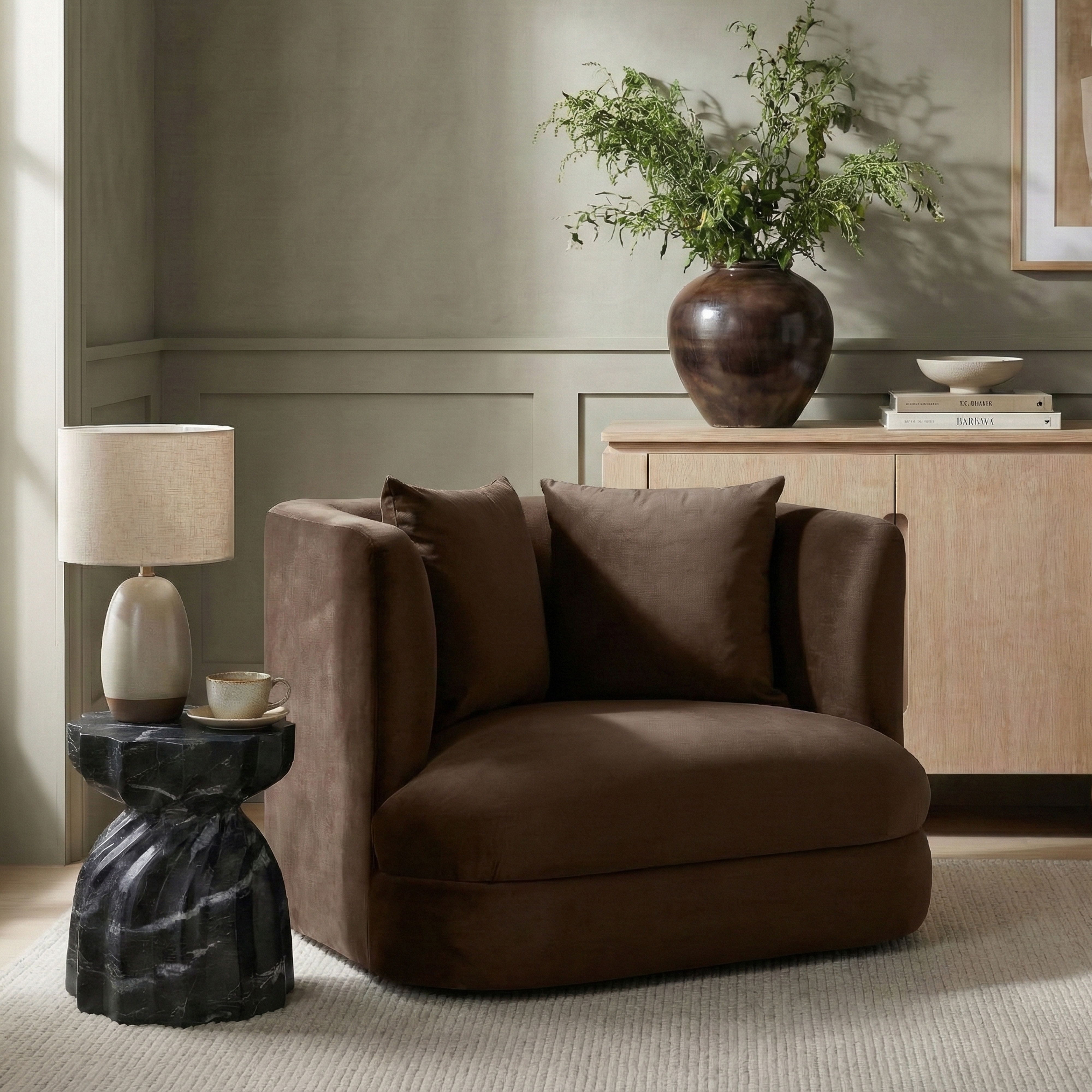 Alder - Chair - Brown