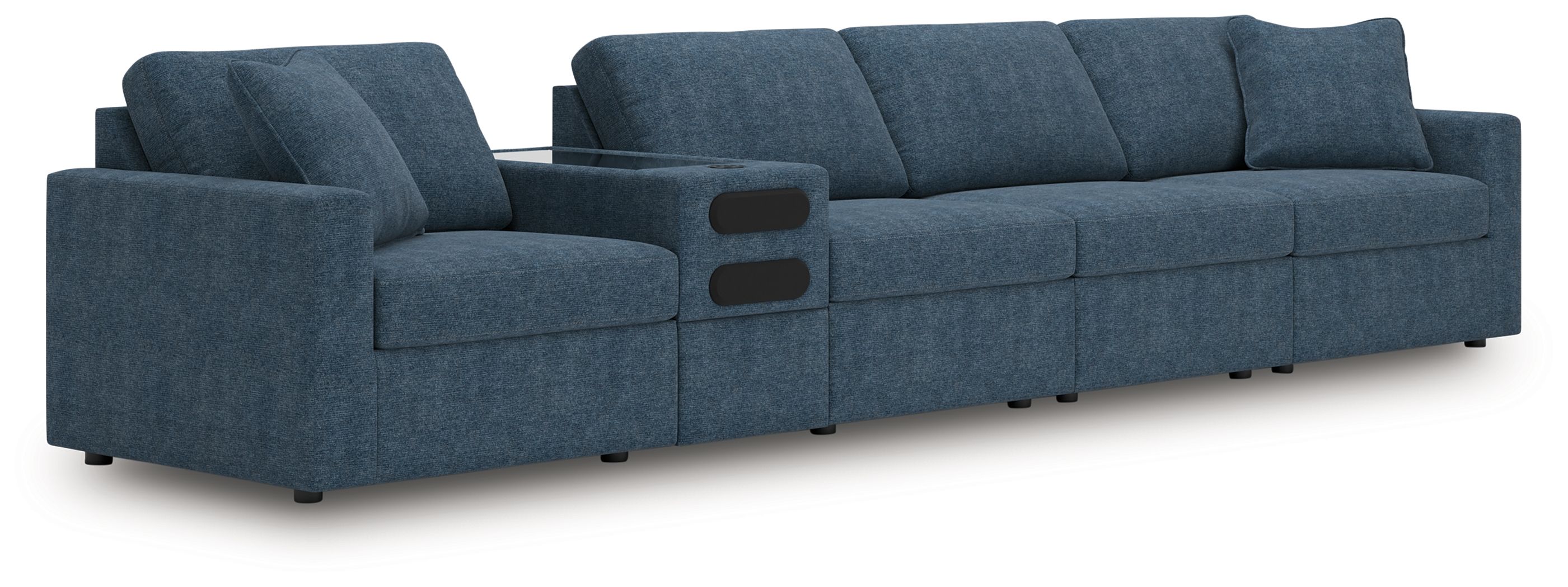 5 Pc · Sectional With Audio Console