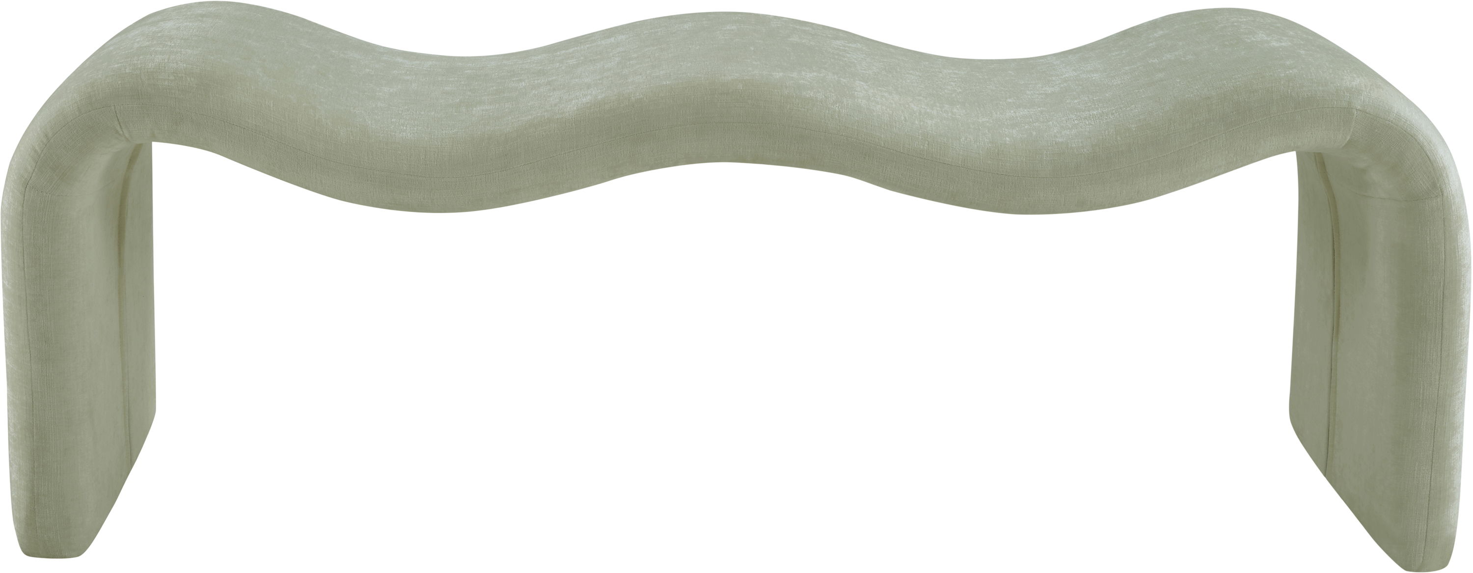 Willow - Chenille Bench - Mint