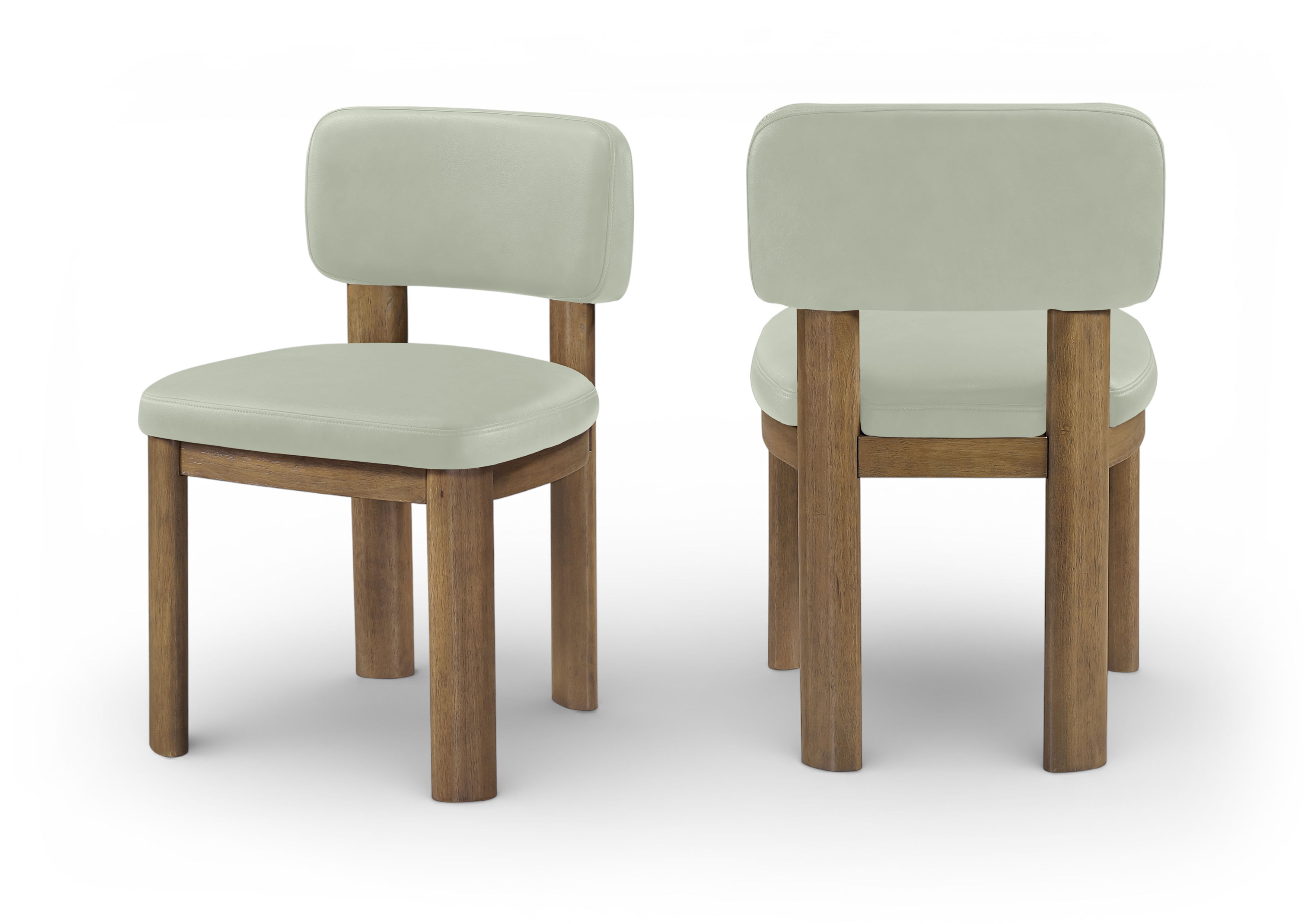 Paloma - Vegan Leather Upholstered Dining Chair (Set of 2) - Mint