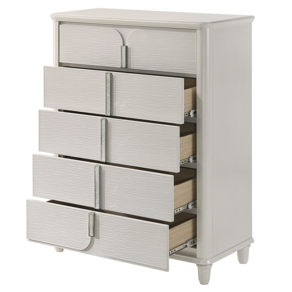 Laveda - Chest - Pearl White, white, view 3