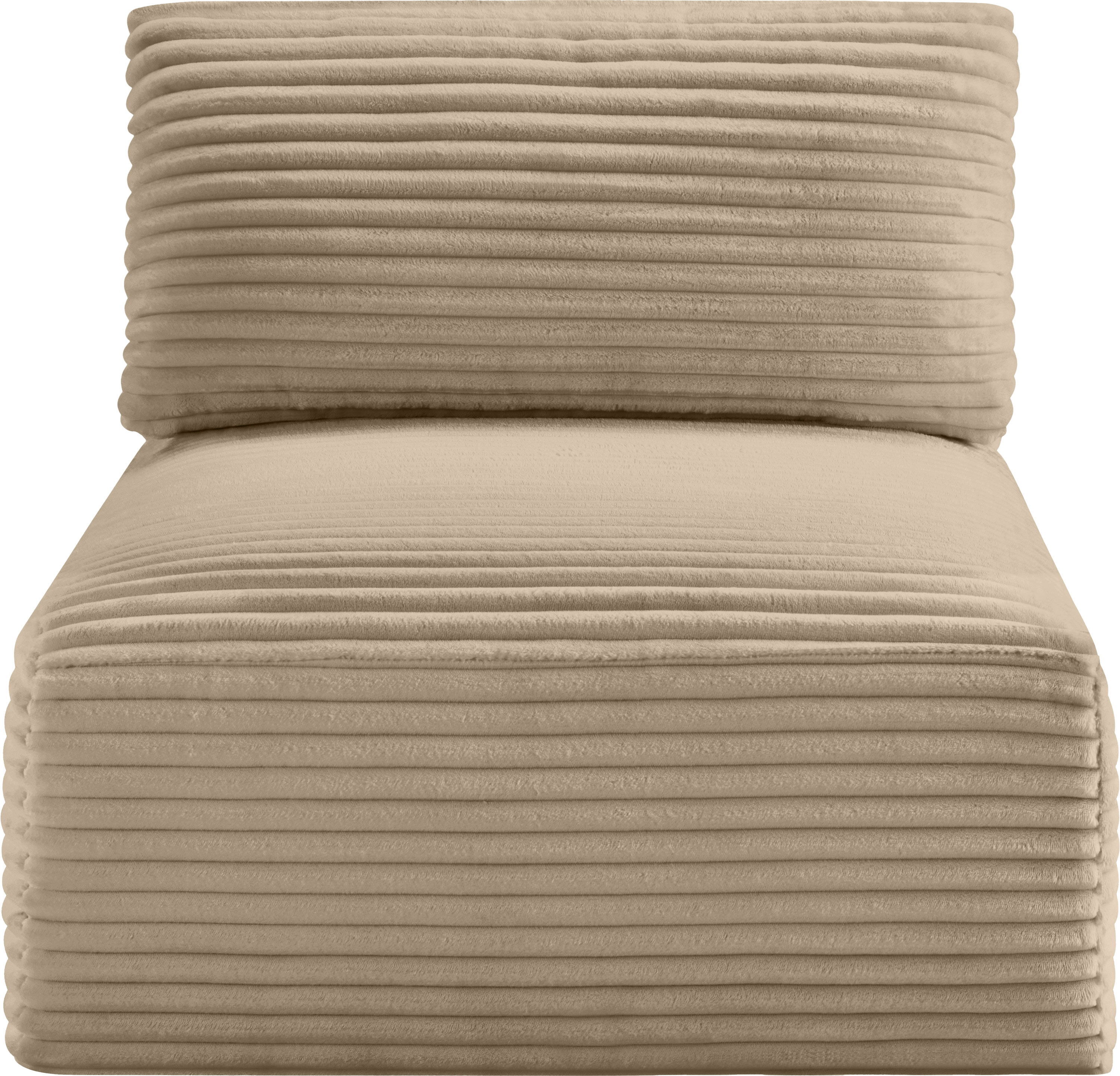 Shaggy - Armless Chair - Taupe
