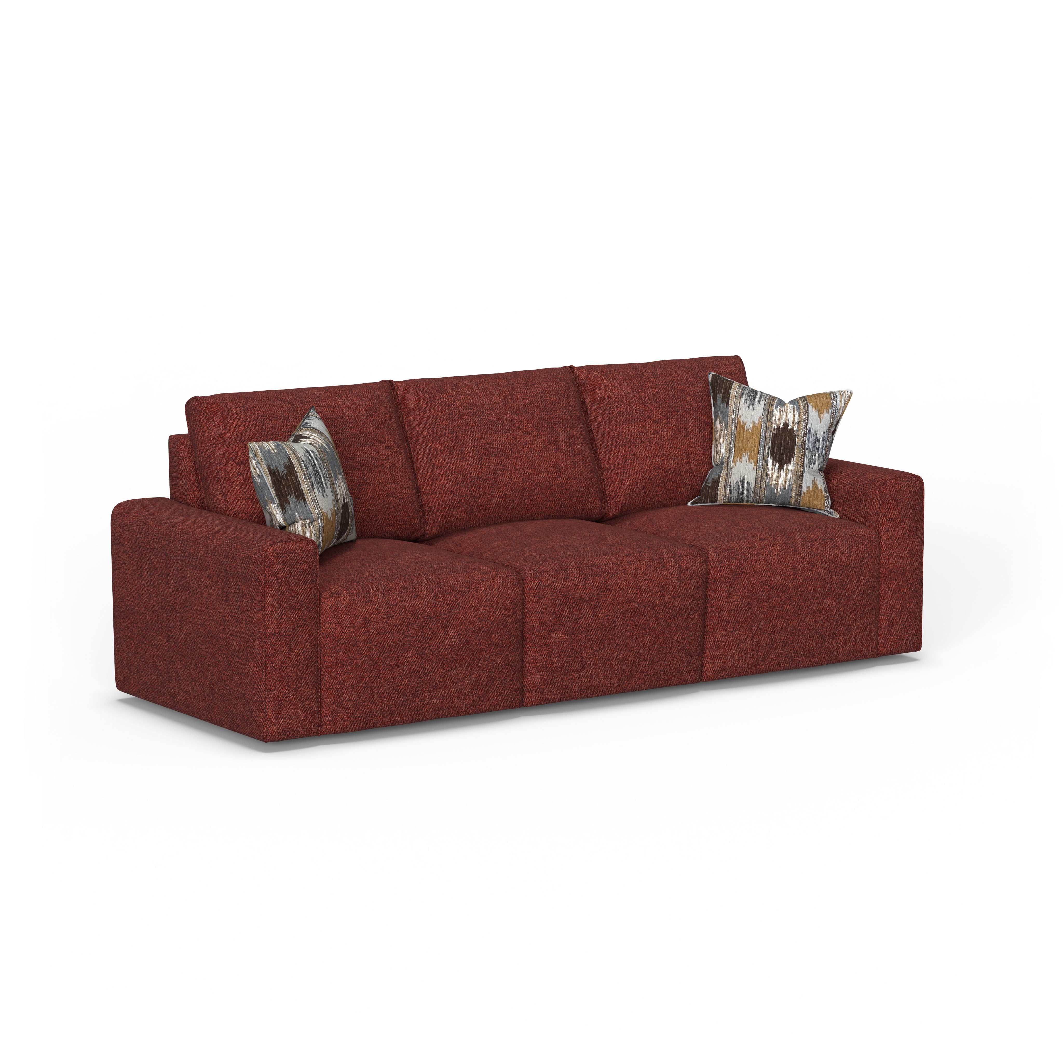 Dawson - Fabric Stationary Sofa, light brown, view 2