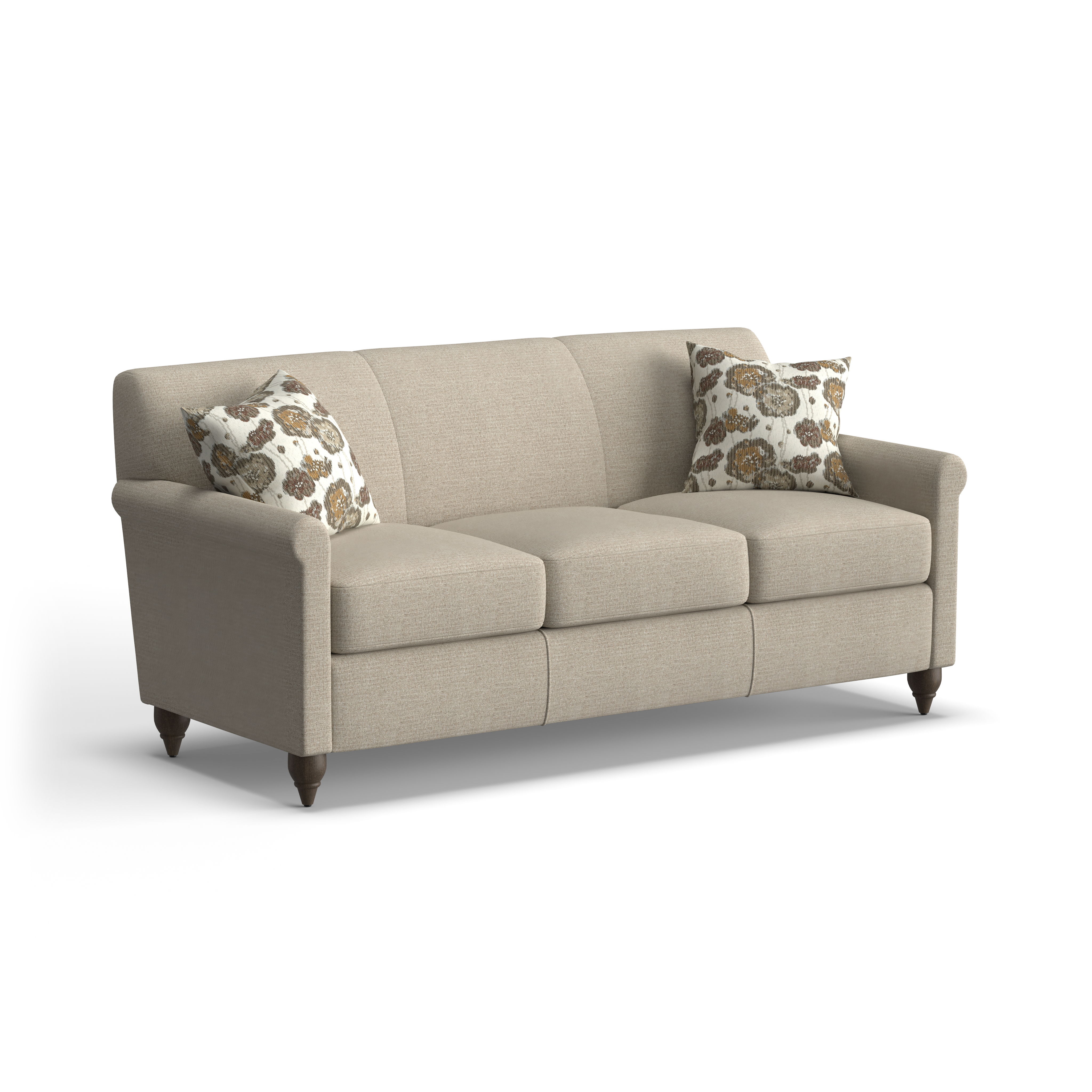 Stella - Fabric Sofa, light gray, view 2