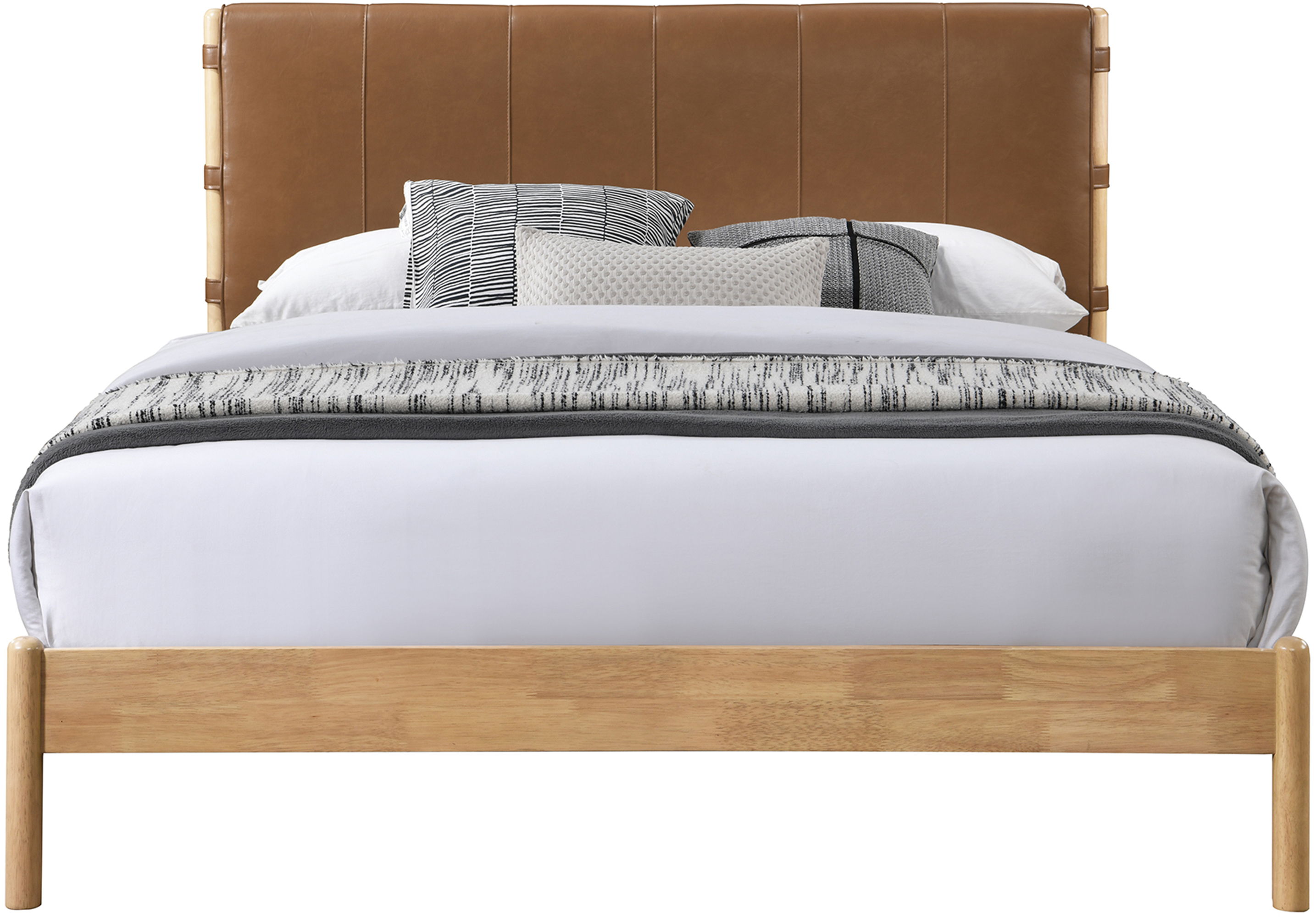 Asher - Full Bed - Cognac