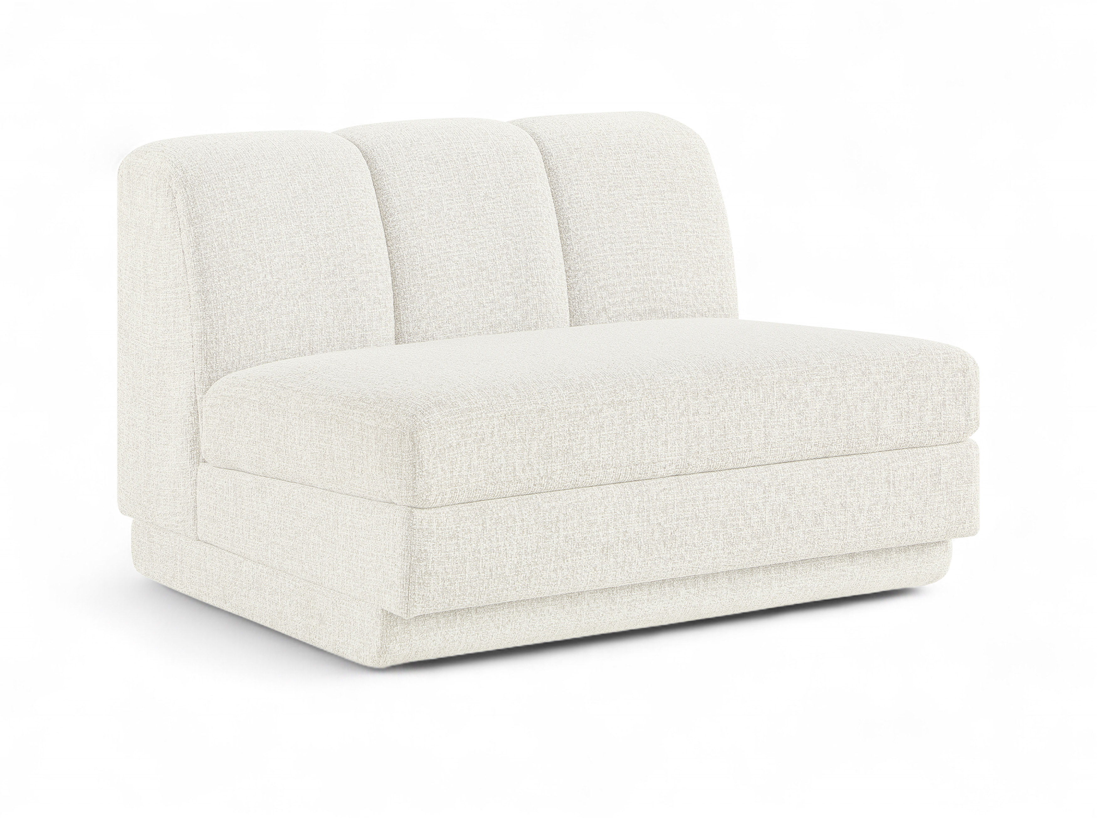 Fabric Upholstered Armless Chair