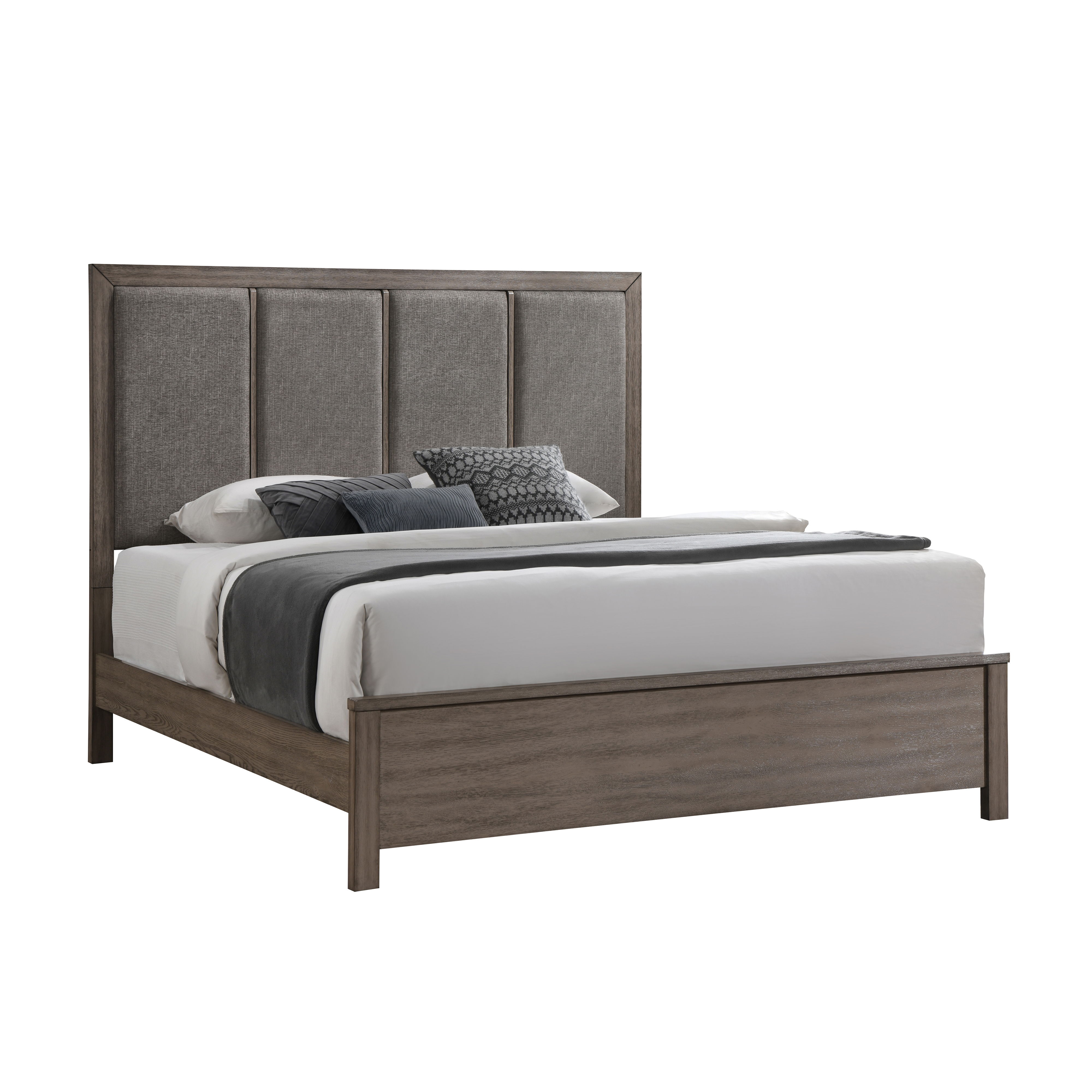 Harrisburg - Western King Bed - Walnut