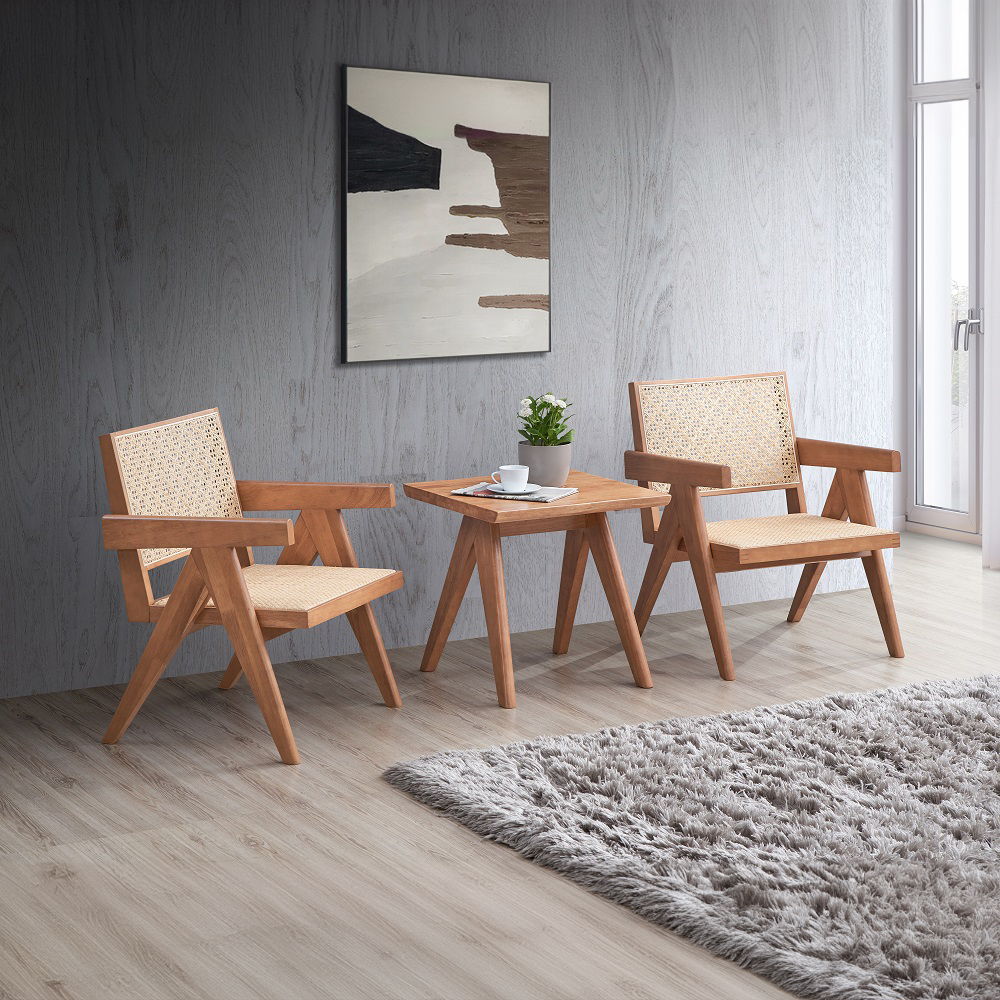Velentina - Accent Chair - Rattan & Natural, light brown, view 8
