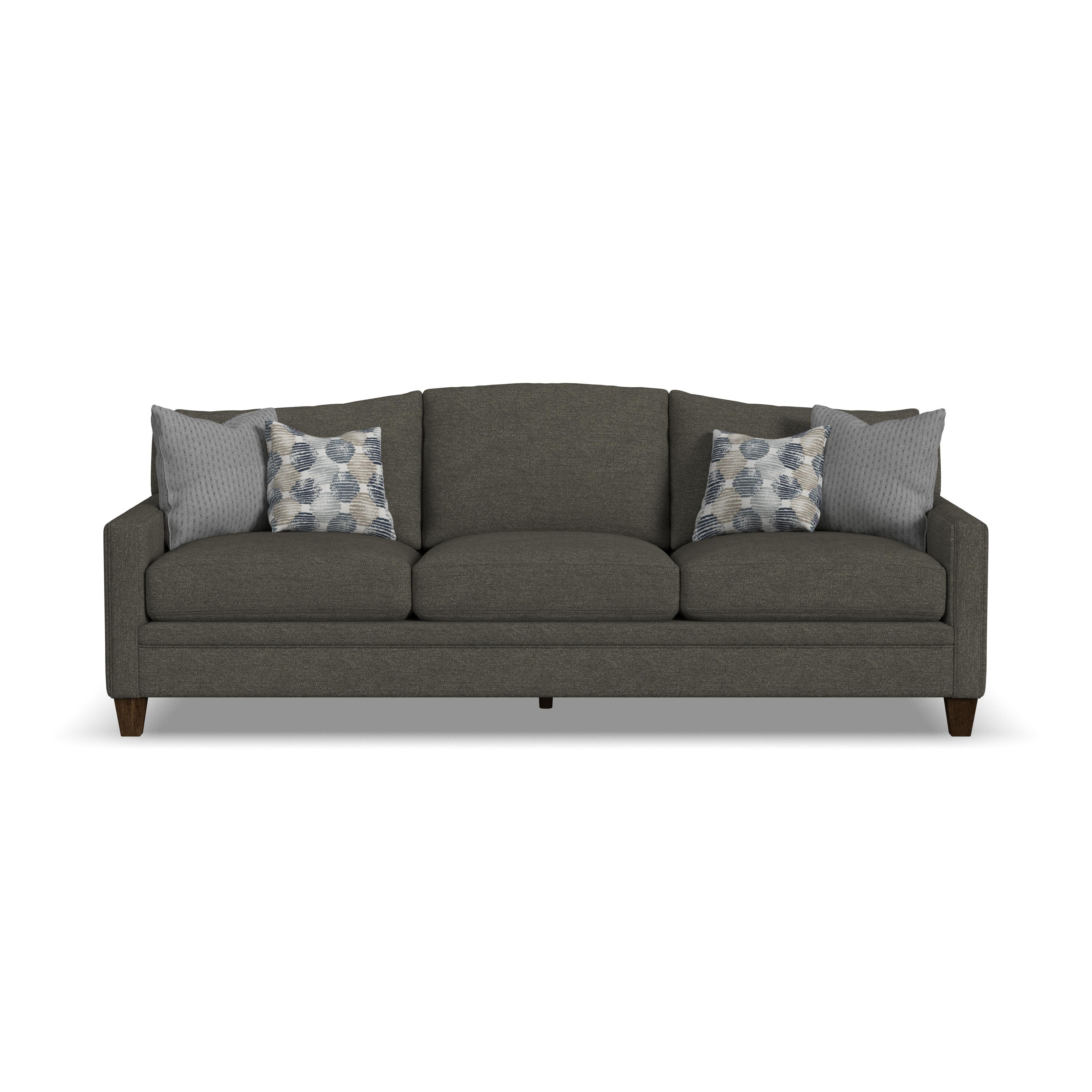 Lottie - Fabric Sofa, dark gray, view 2