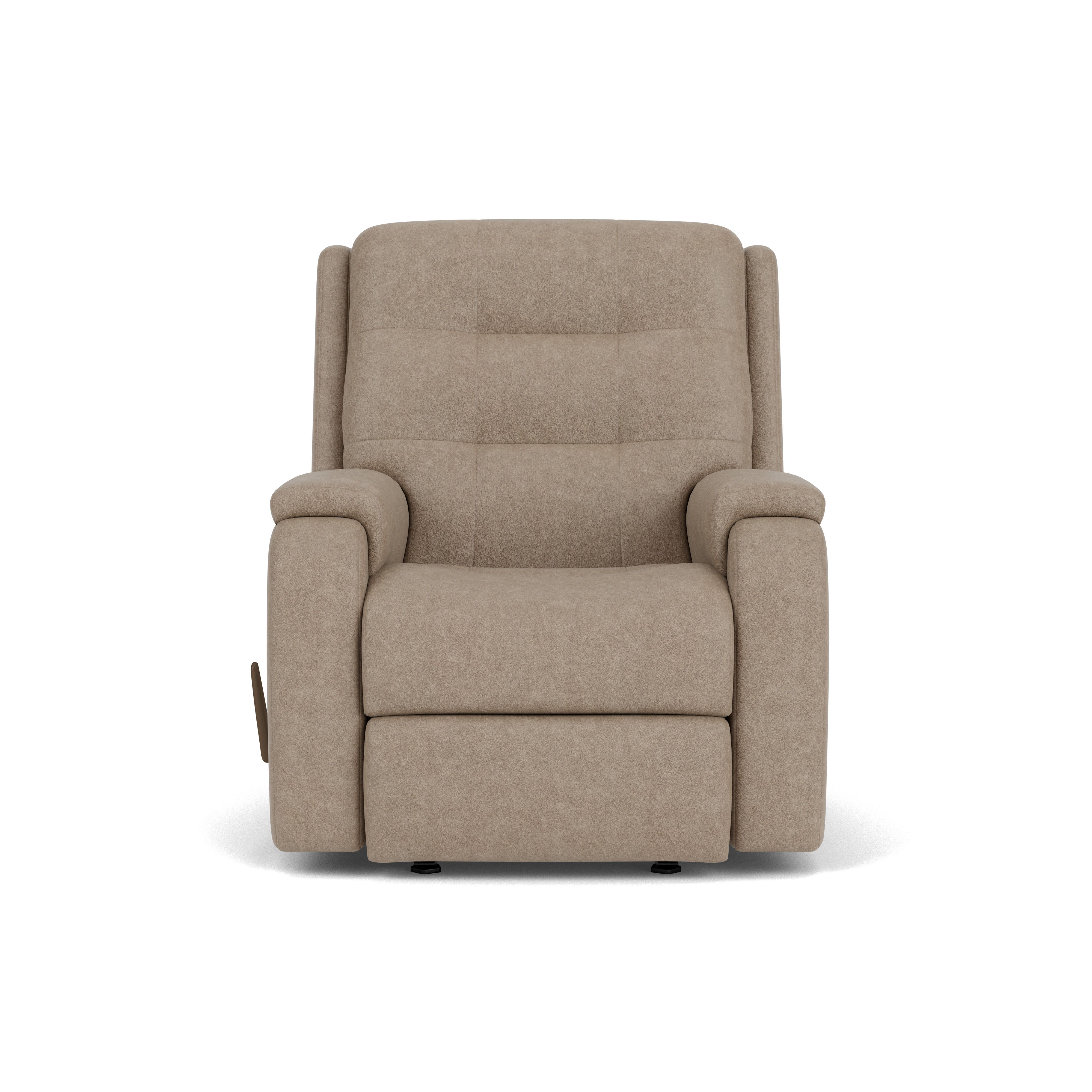 Arlo - Transitional Fabric Recliner, gray, view 3