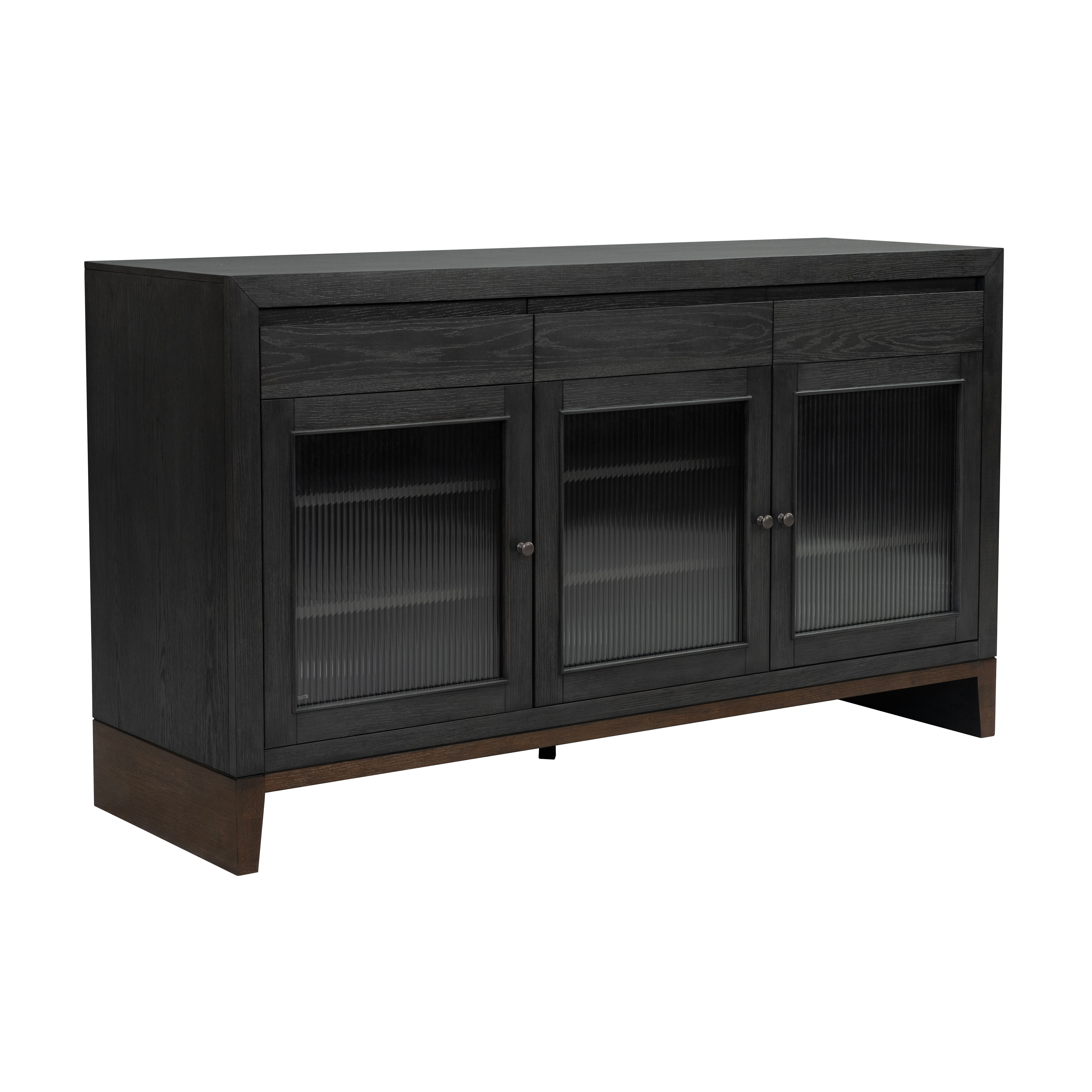 Waterfall - Buffet - Deep Ebony, black