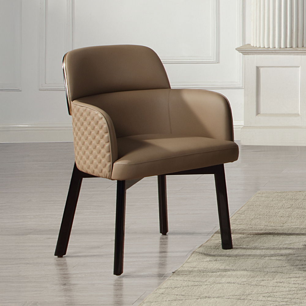 Jamonica - Arm Chair - Brown, light brown