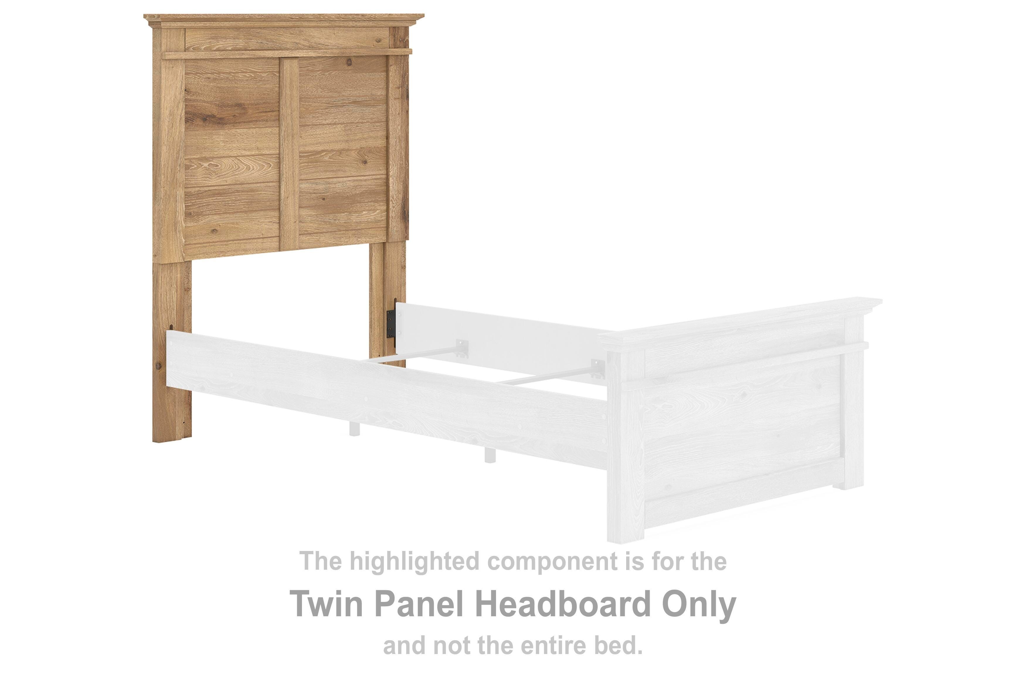 Makidern – Twin Panel Headboard – Tan