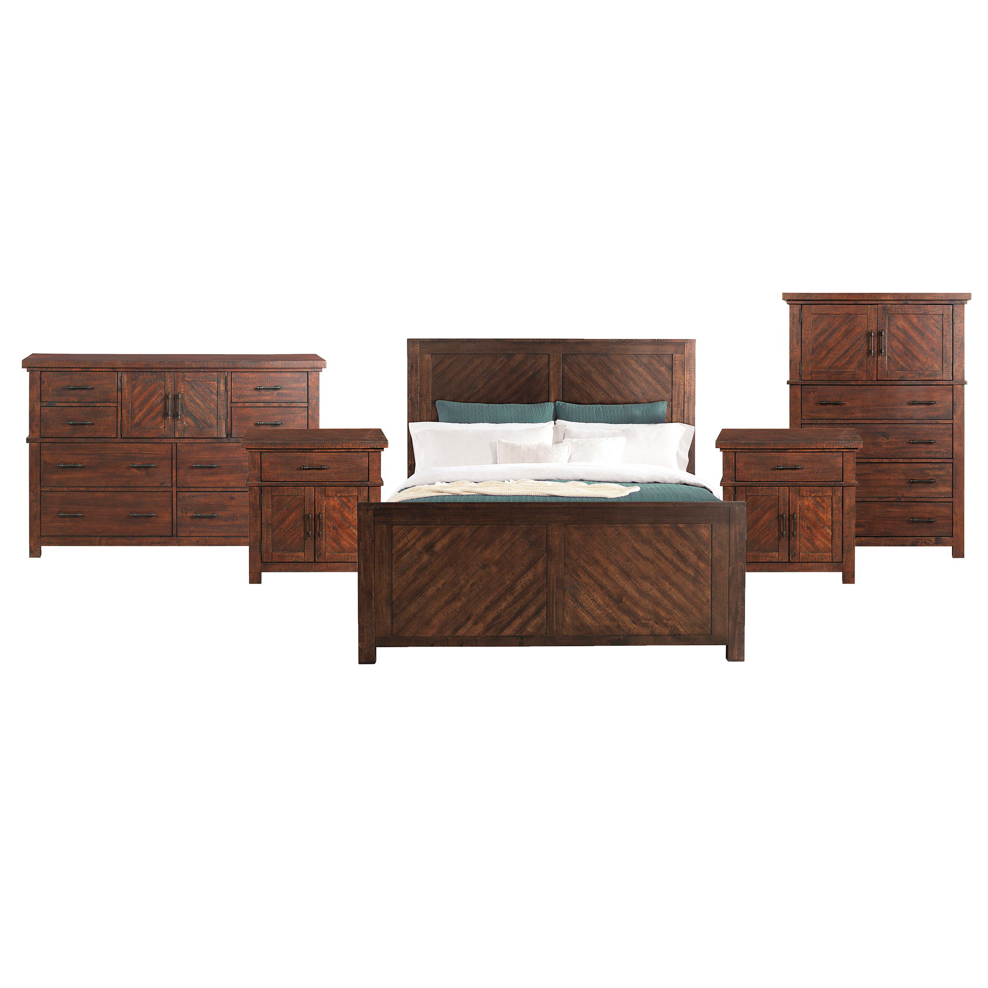 King · 5 Pc · Bedroom Set