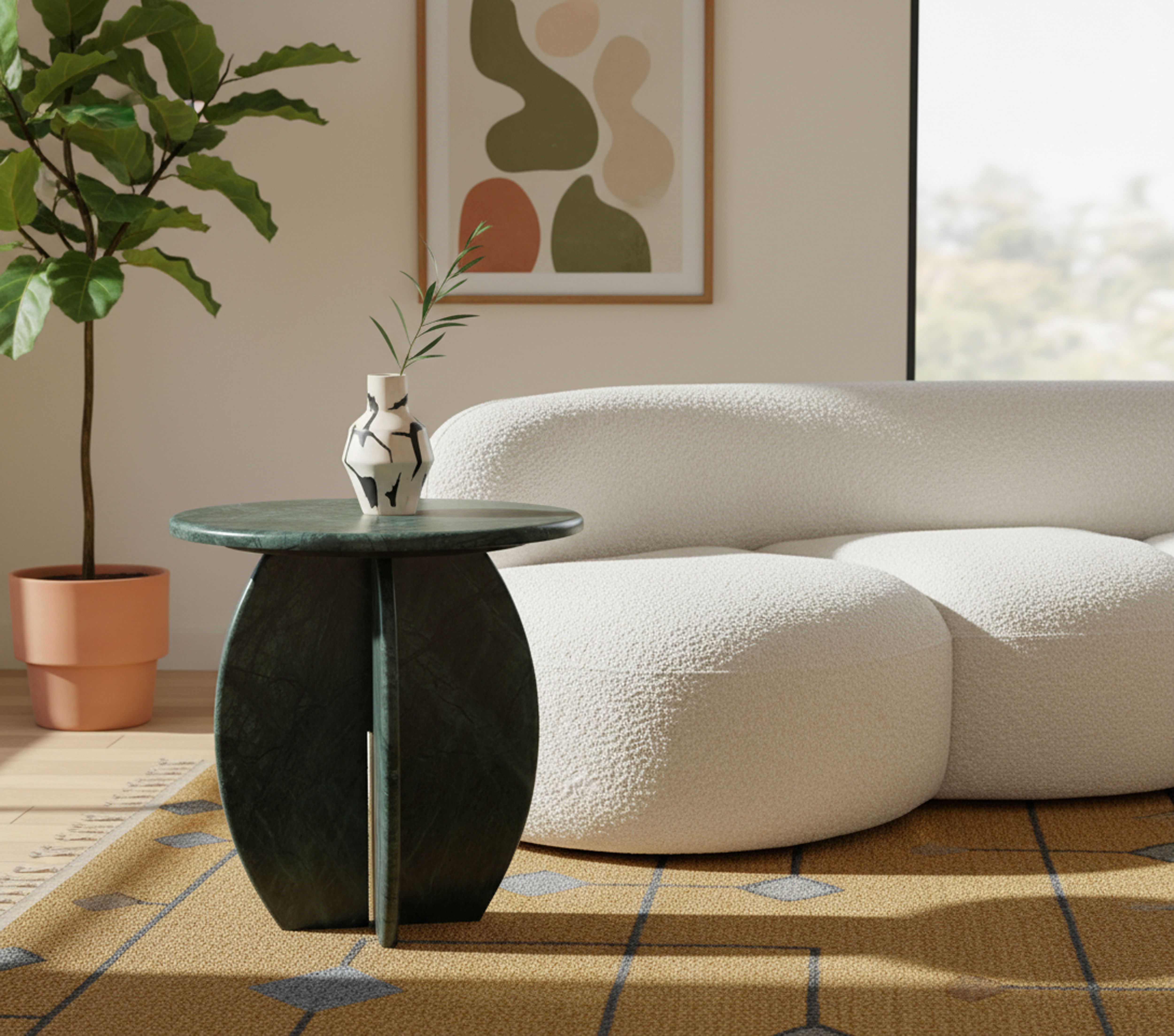 Formentera - End Table - Green