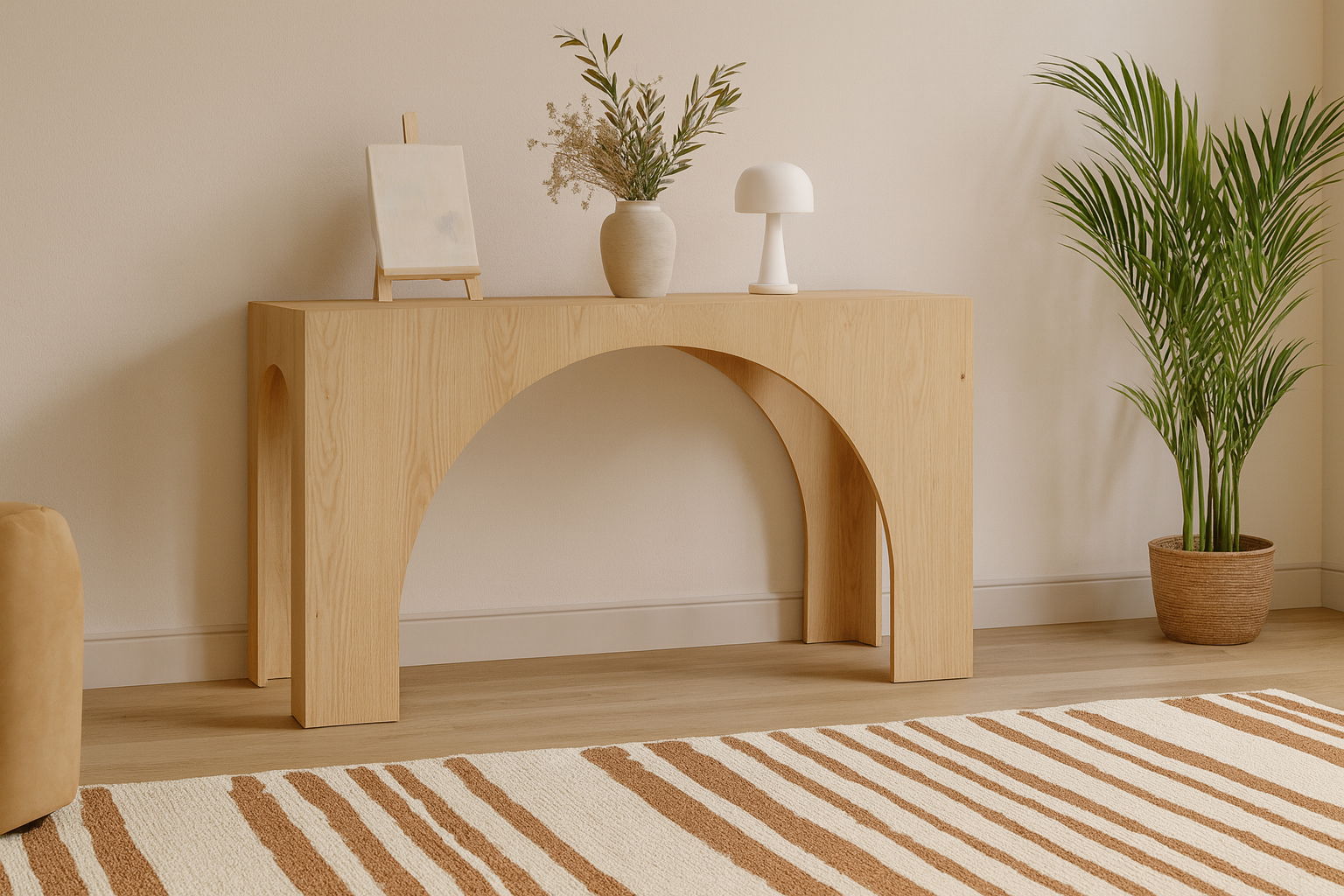 Arch - Console Table - Oak