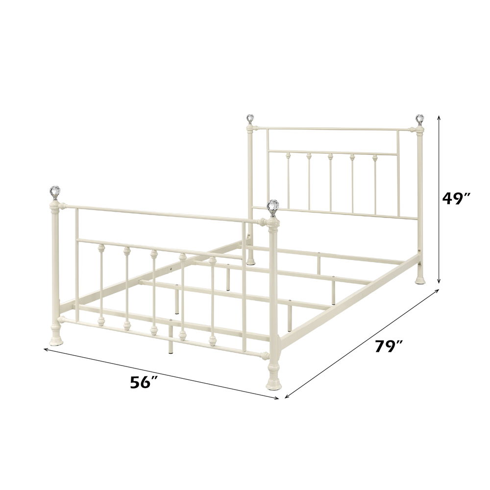 Comet - Full Bed - White, white, view 3