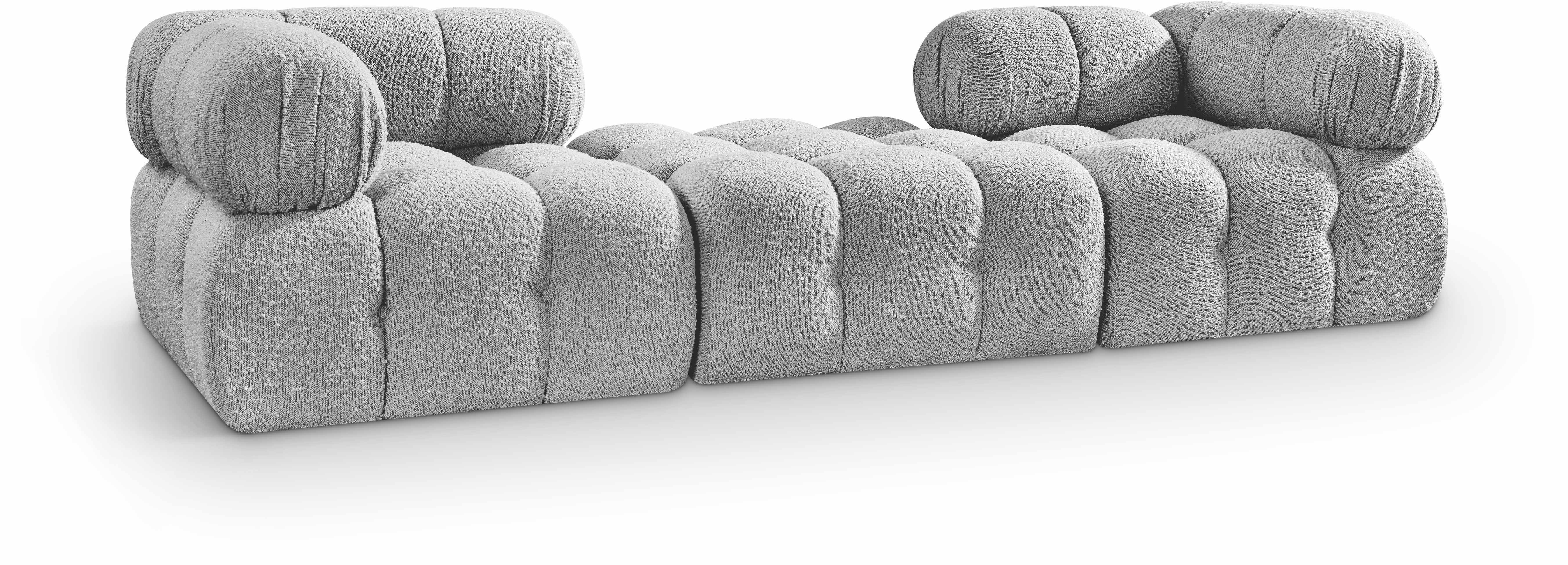 3 Pc · Boucle Fabric 102" Modular Sofa