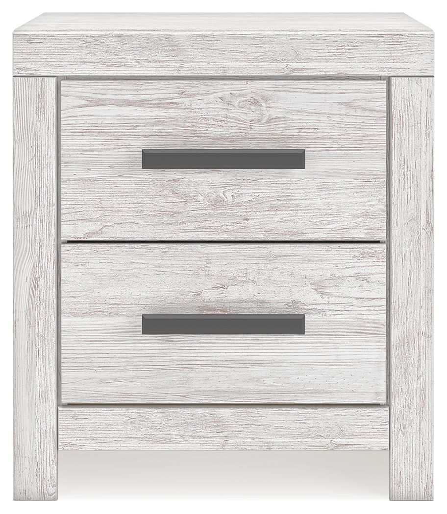 Ashley Furniture Cayboni - Two Drawer Night Stand - Whitewash - Image 5