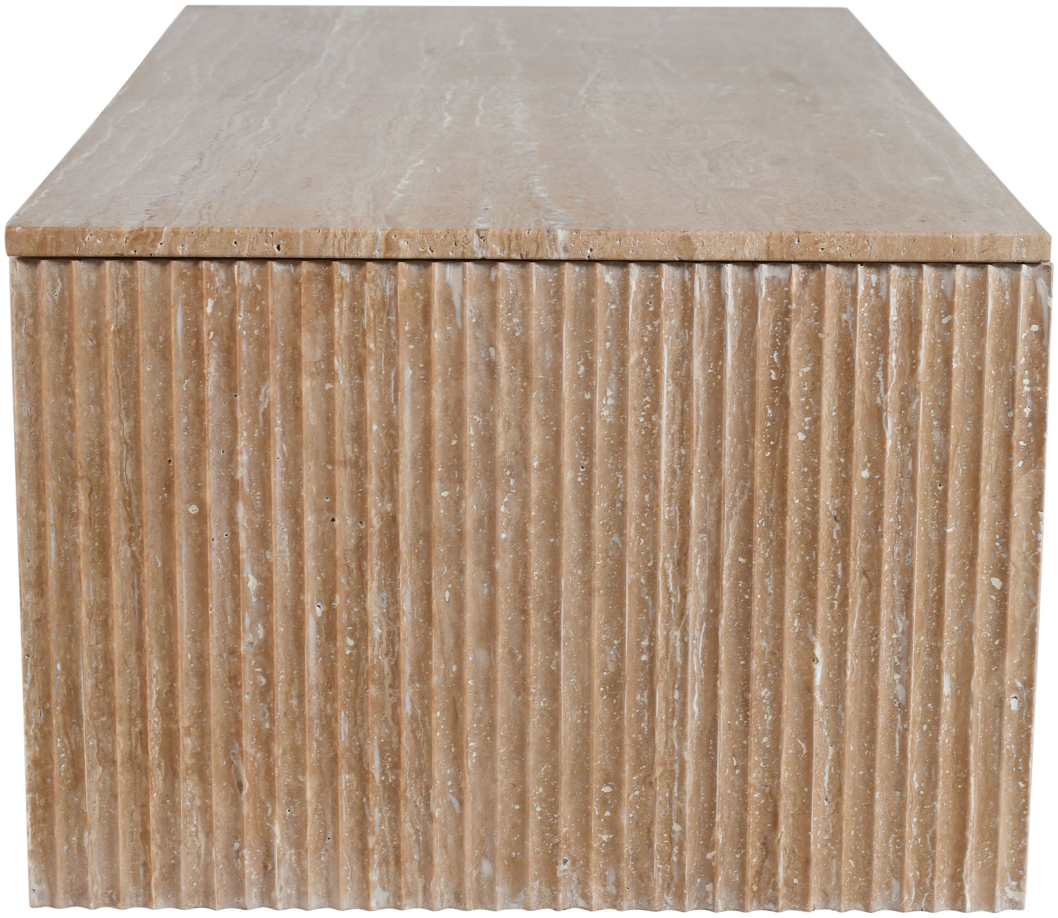 Pienza - Travertine Coffee Table - Natural