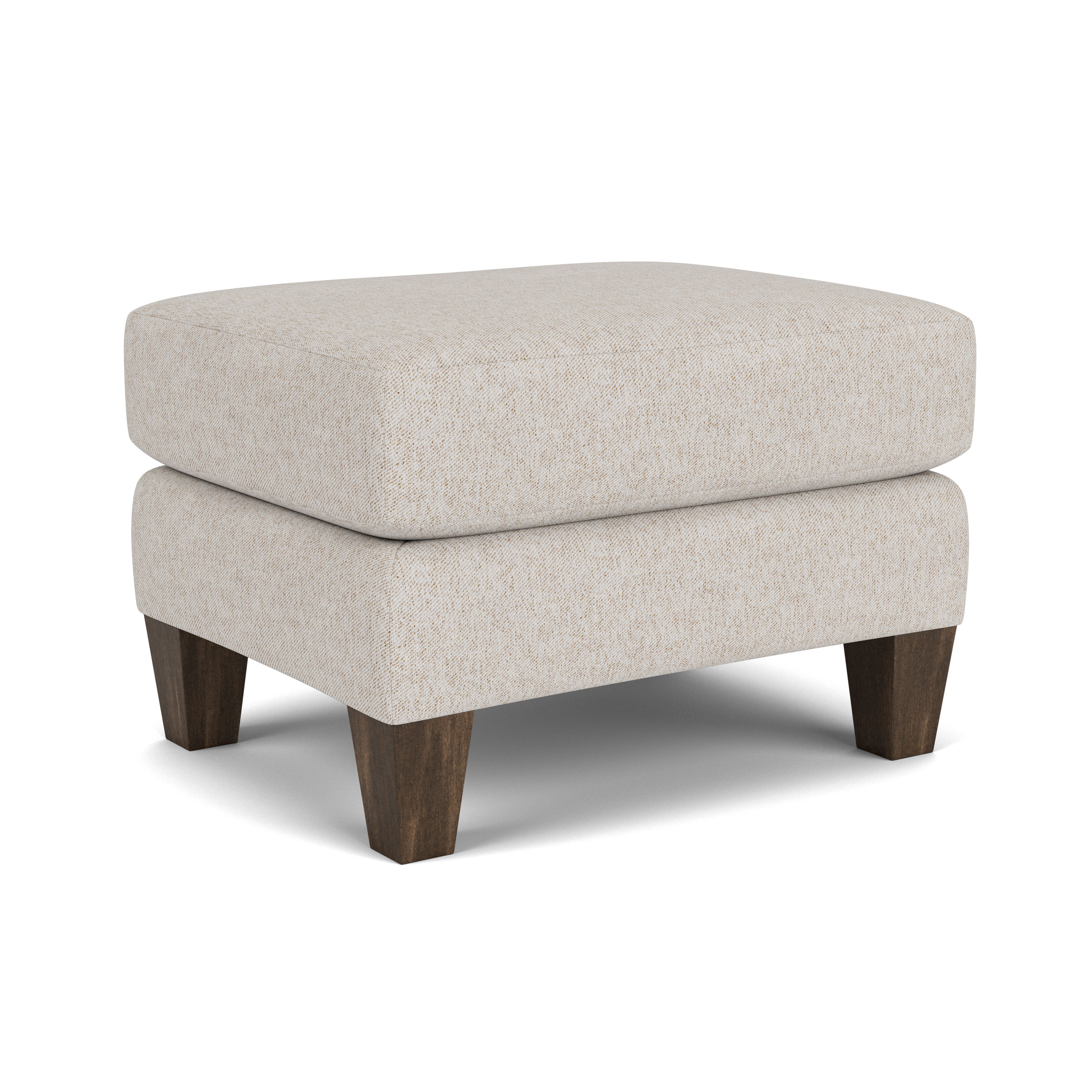 Lloyd - Fabric Ottoman, dark gray, view 2