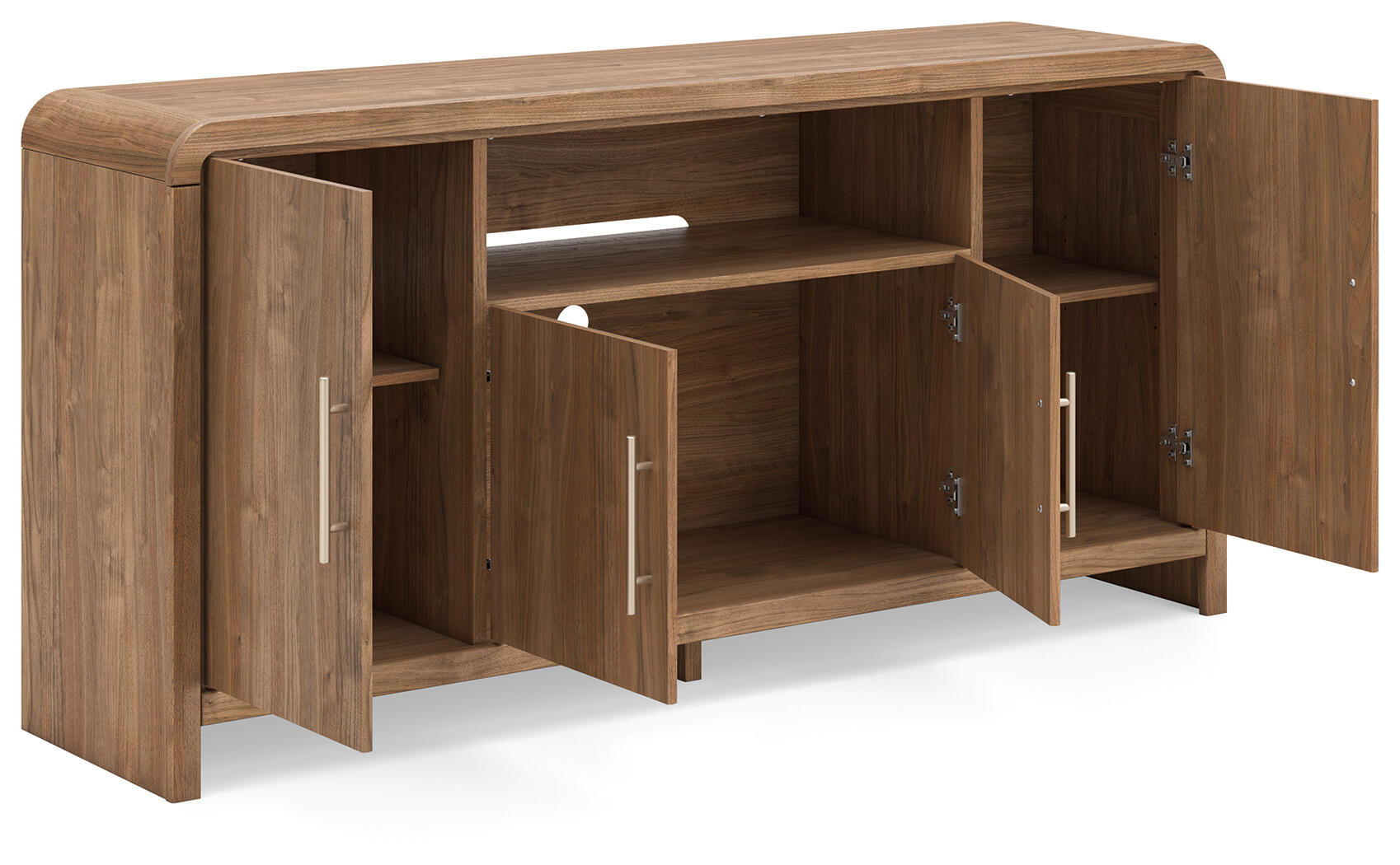 Ashley Furniture Dovander - Extra Large TV Stand - Brown - Image 4