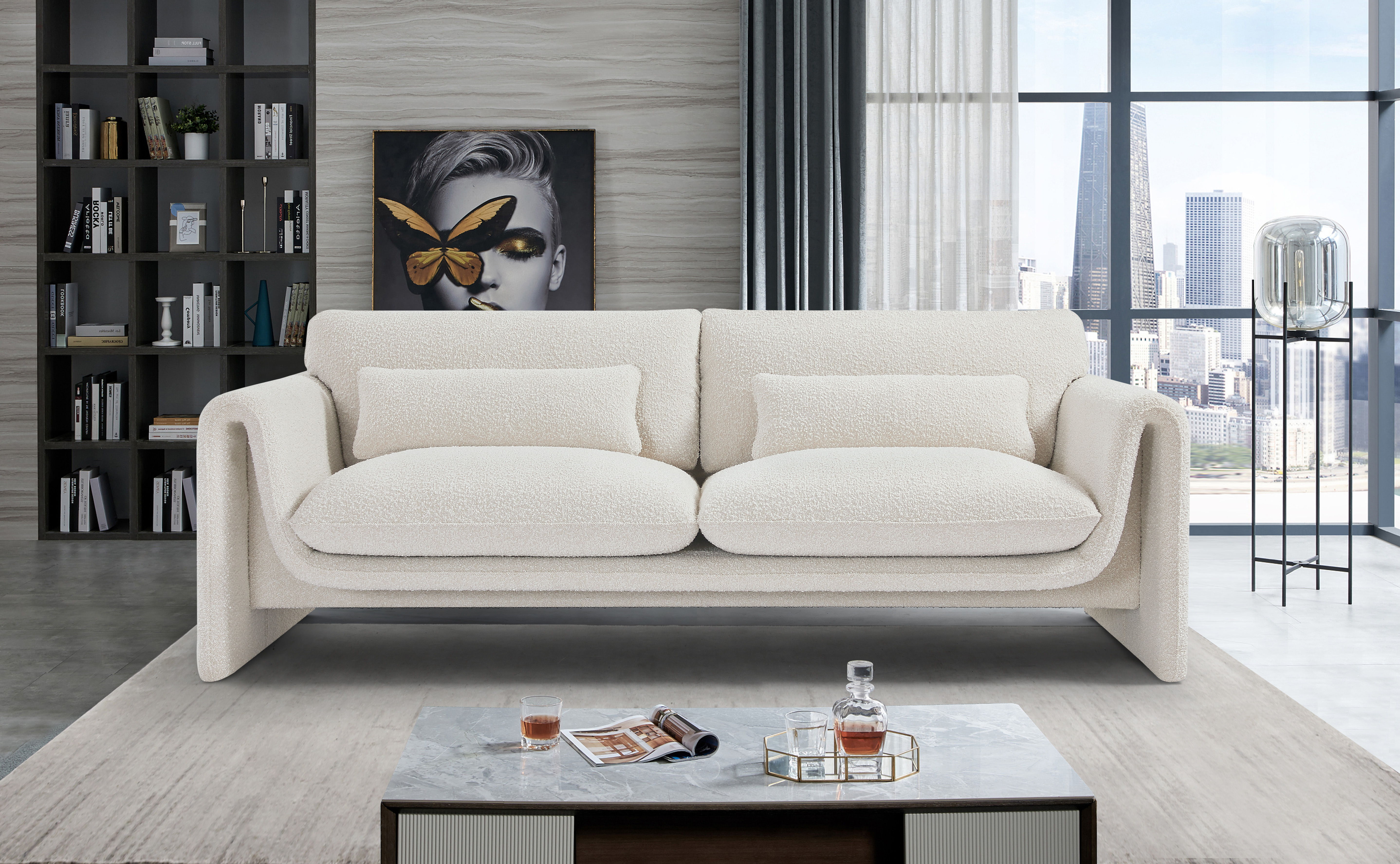 Stylus - Sofa - Cream