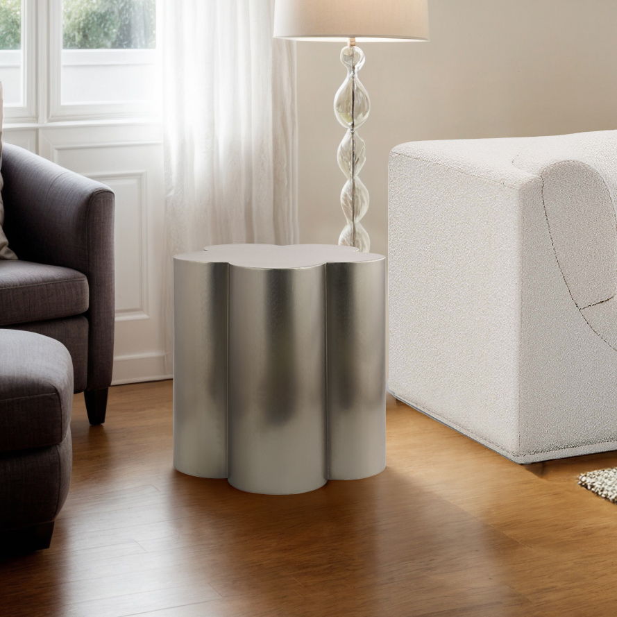 Lucky - Iron End Table - Silver