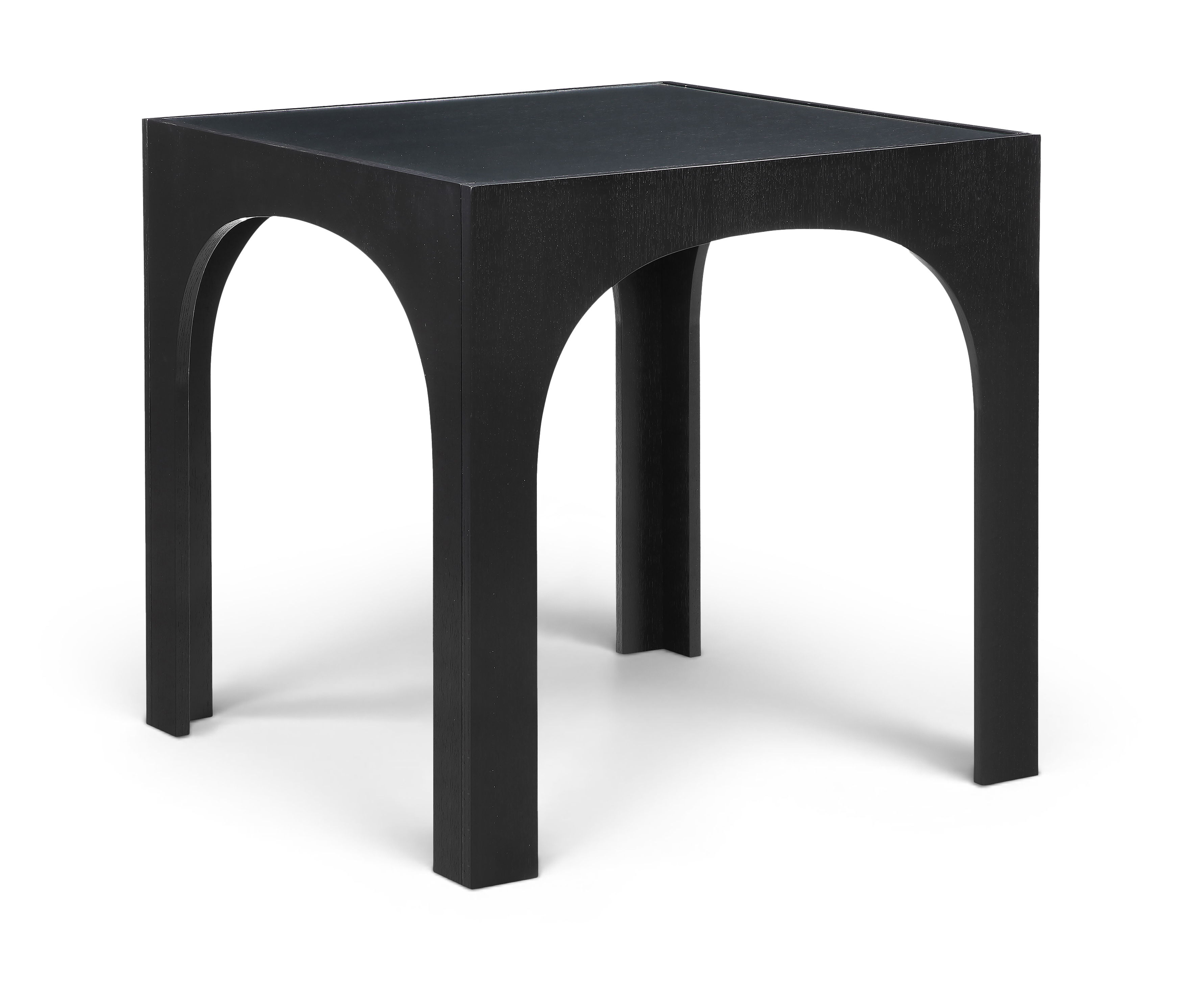 Waldorf - Tempered Glass Top Counter Height Table - Black
