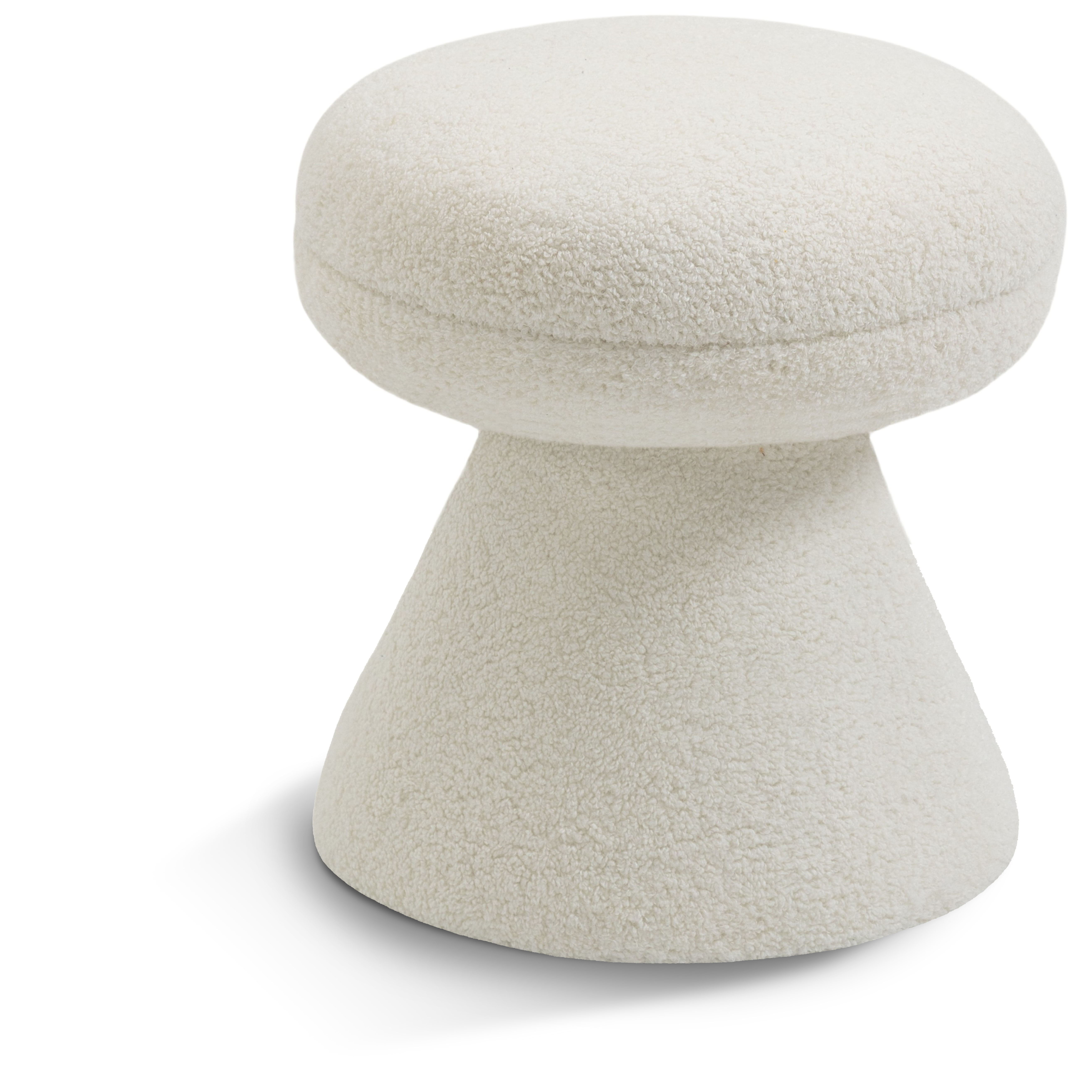Drum - Ottoman / Stool - Cream