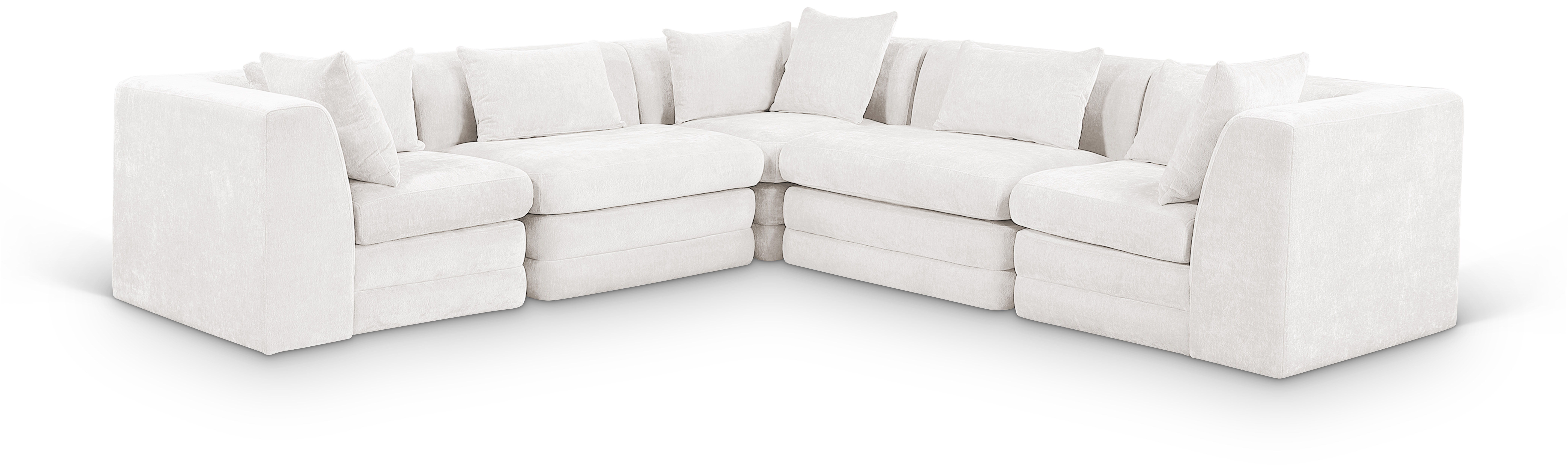 5 Pc · 114" Upholstered Modular Sectional