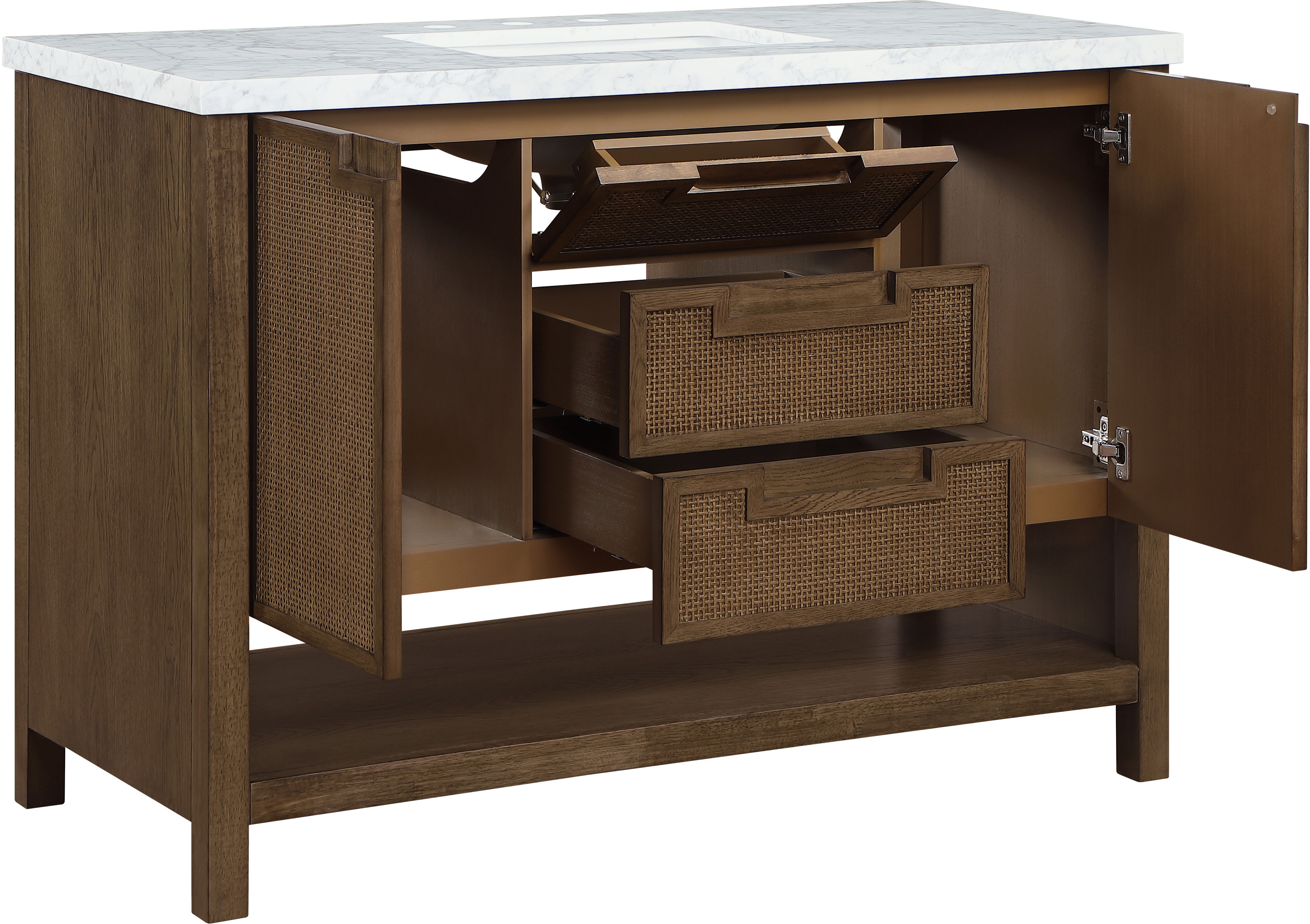 Soren - 48'' Bathroom Vanity - Brown / Gray