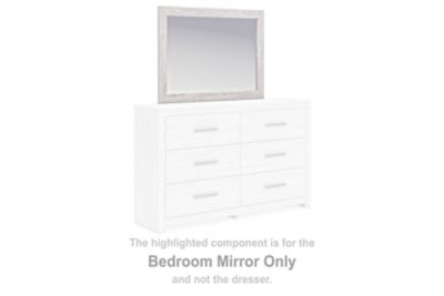 Cayboni – Bedroom Mirror – Whitewash