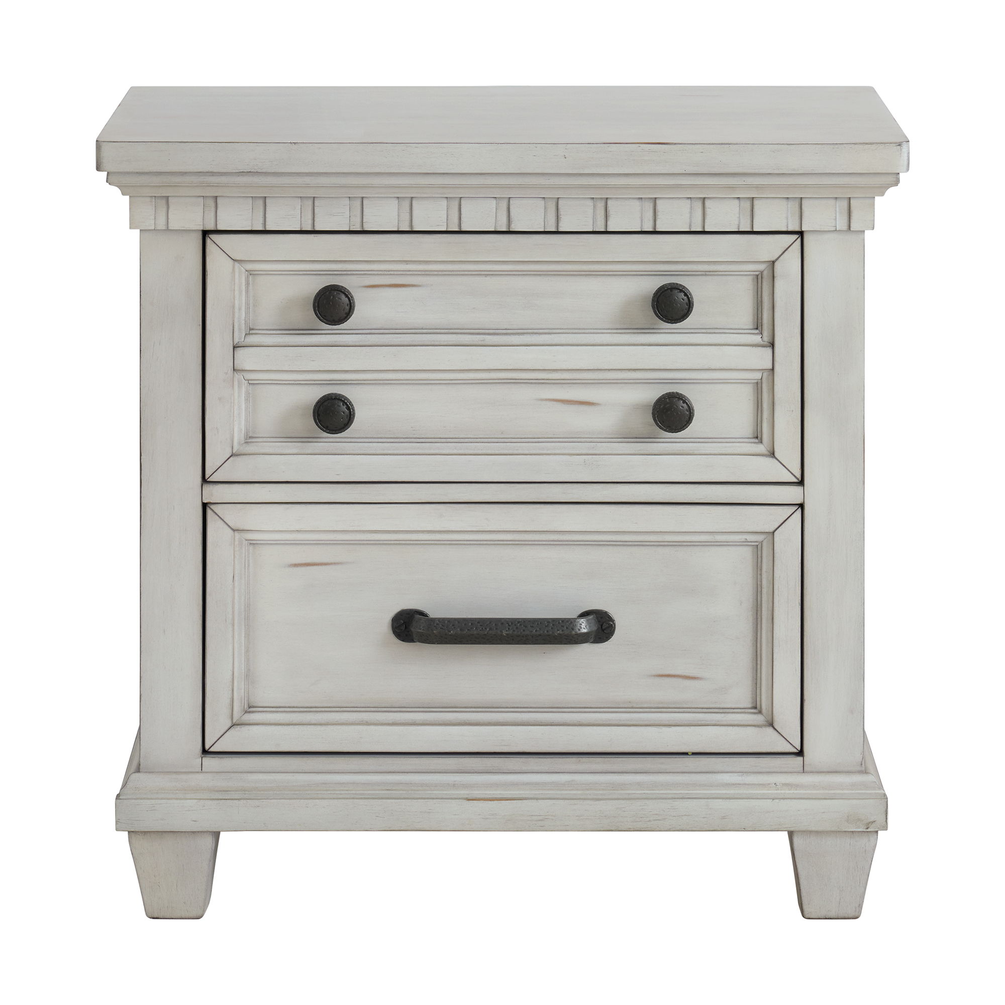 McCoy - 2 Drawer Nightstand With USB - Antique White