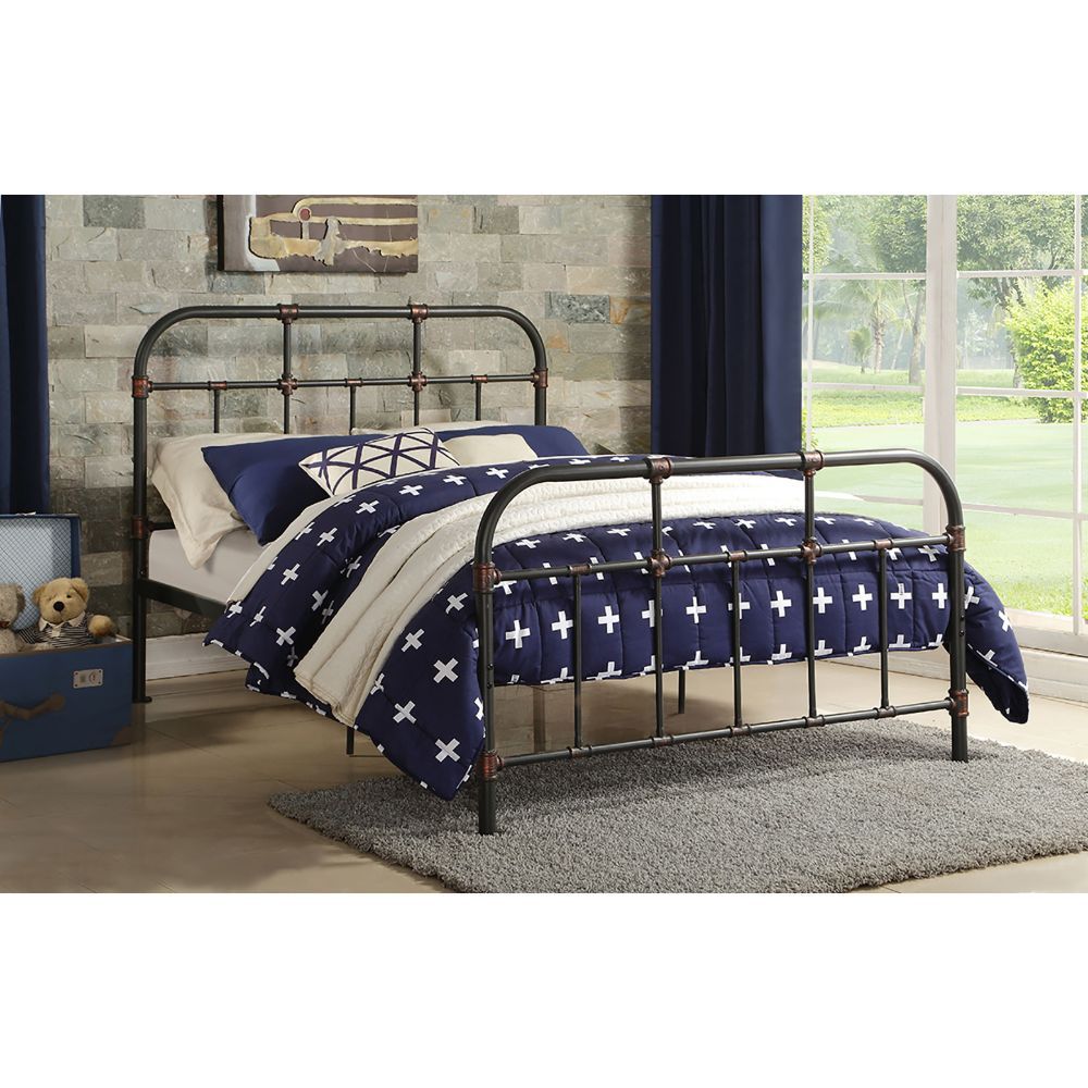 Nicipolis - Full Bed - Sandy Gray, dark gray