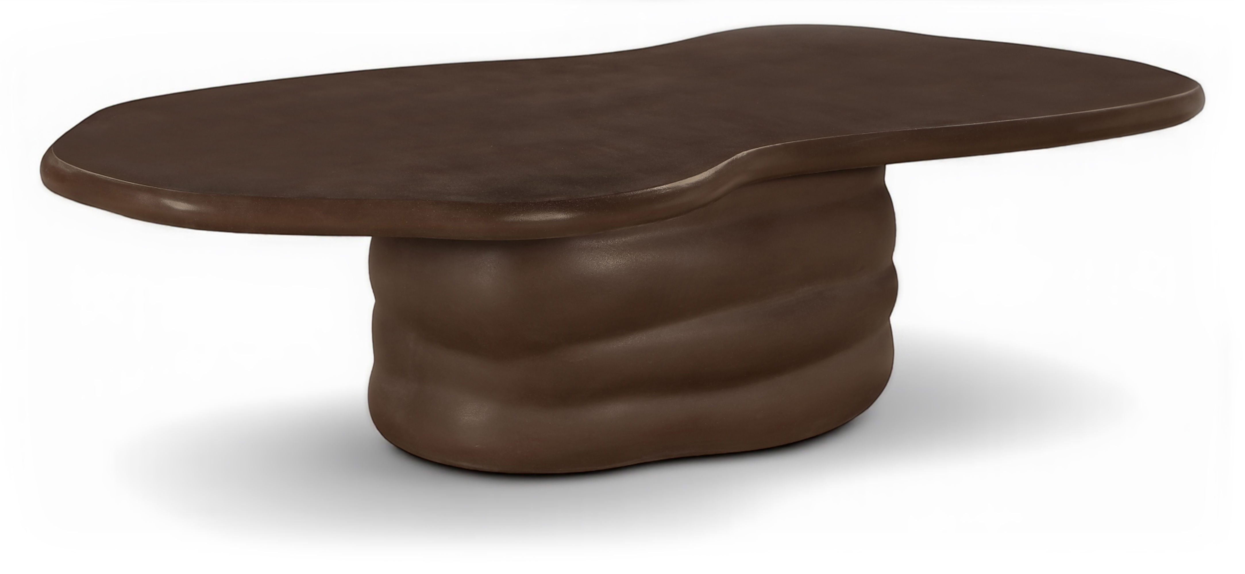Branna - Concrete Coffee Table - Brown