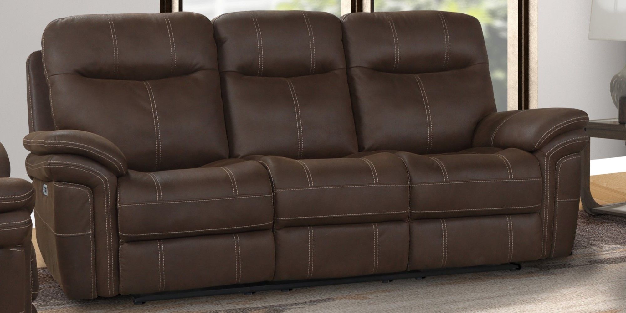 Parker House Mason - Power Sofa - Dark Kahlua