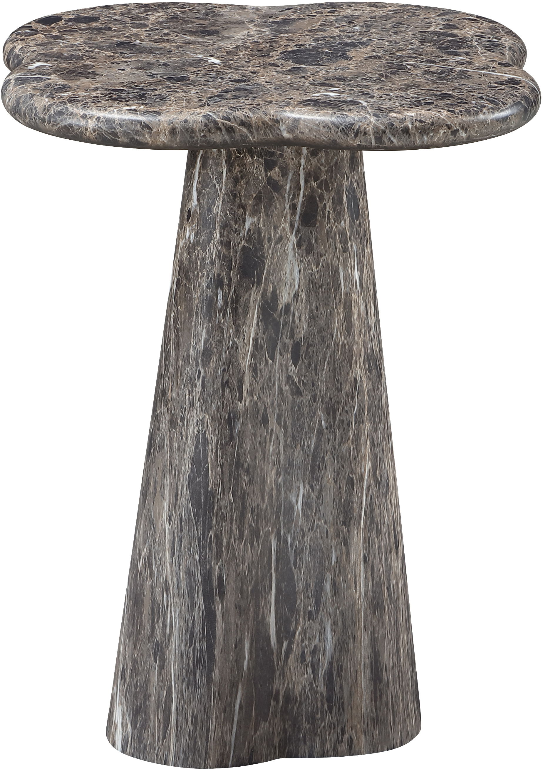 Nola - 18.5" Concrete Indoor / Outdoor End Table - Brown