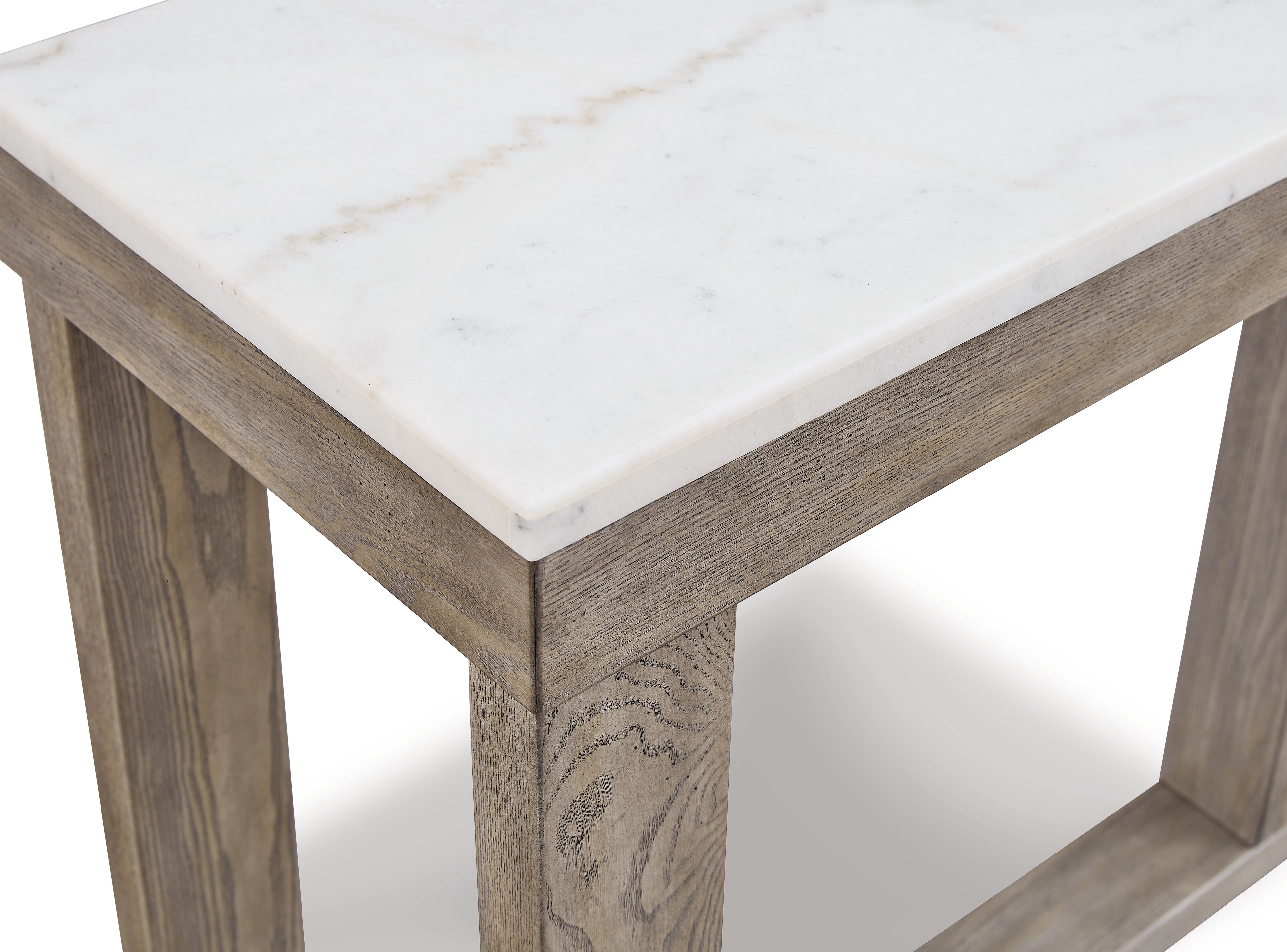 Ashley Furniture Loyaska - Sofa Table - Brown / Ivory - Image 6